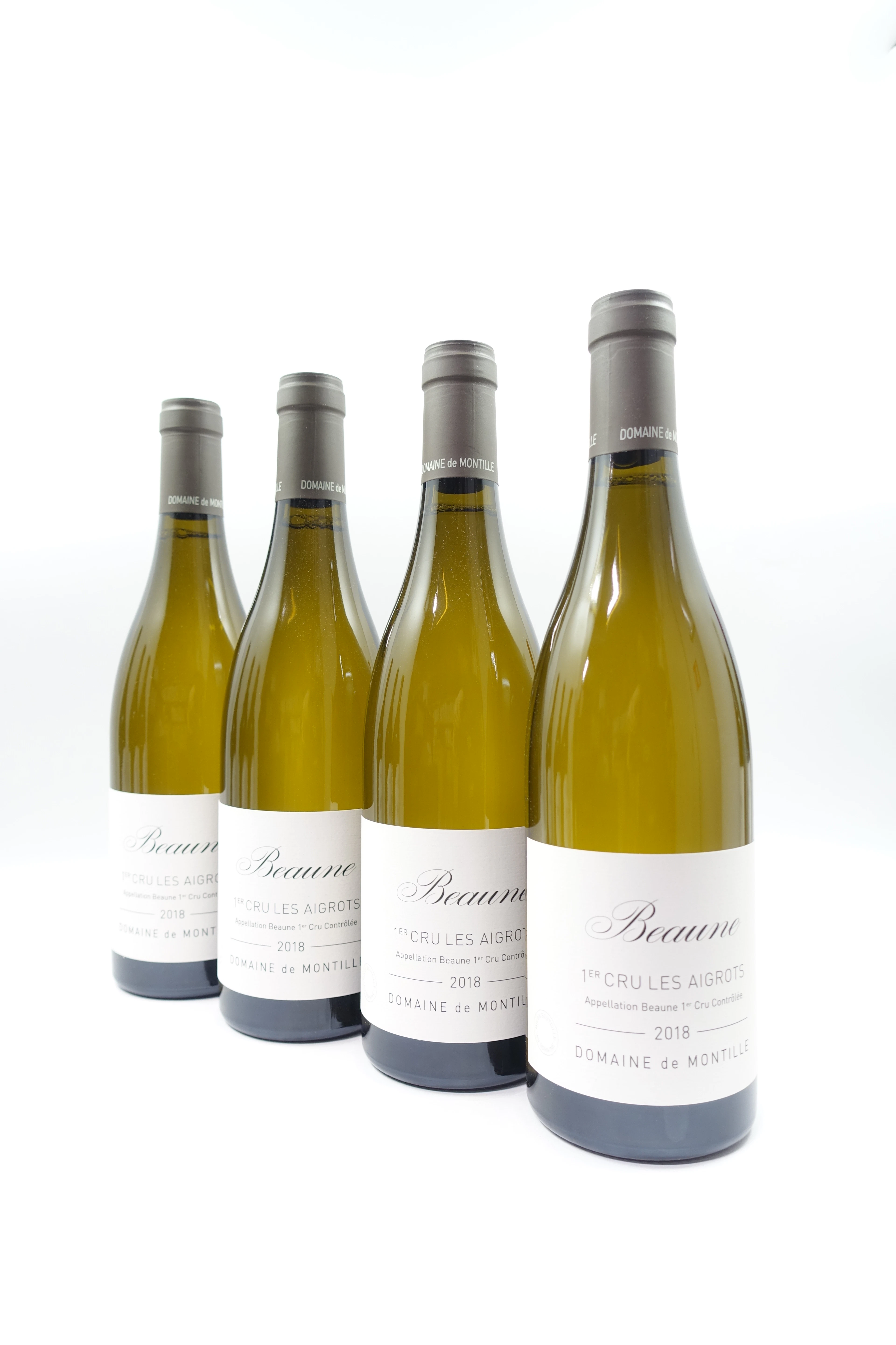 4 bts BEAUNE 2018 (blanc) 1er Cru les Aigrots. Domaine de Montille