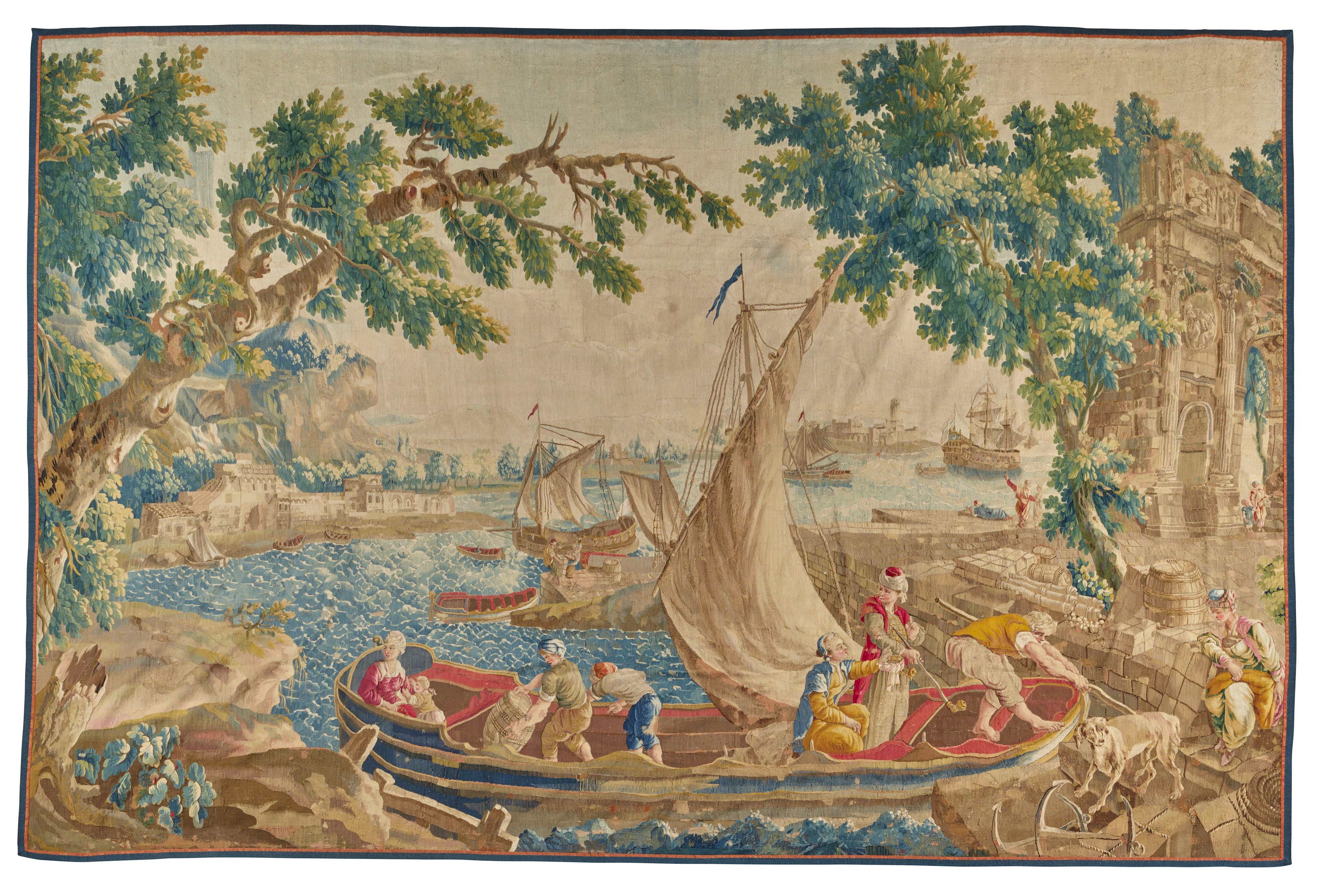 TAPISSERIE DE LA MANUFACTURE ROYALE D’AUBUSSON, FIN DU XVIIIe SIÈCLE, VERS 1770