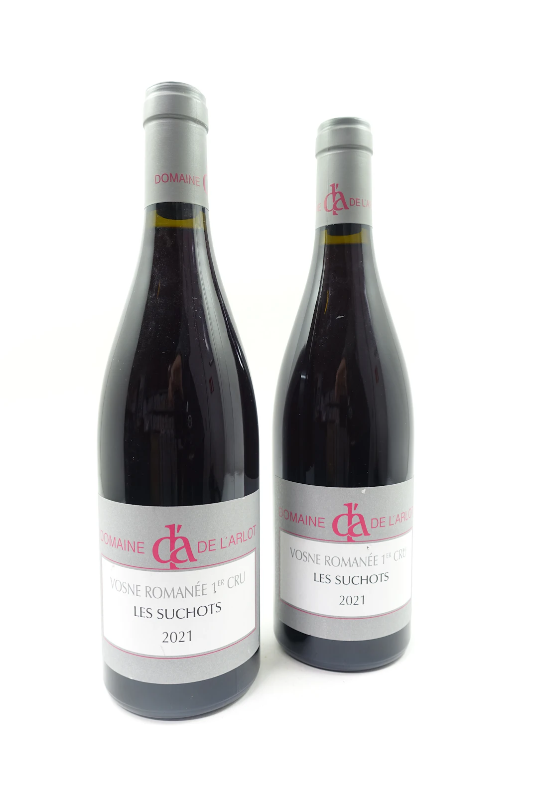 2 bts VOSNE ROMANEE 2021 1er Cru Les Suchots. Domaine de l'Arlot