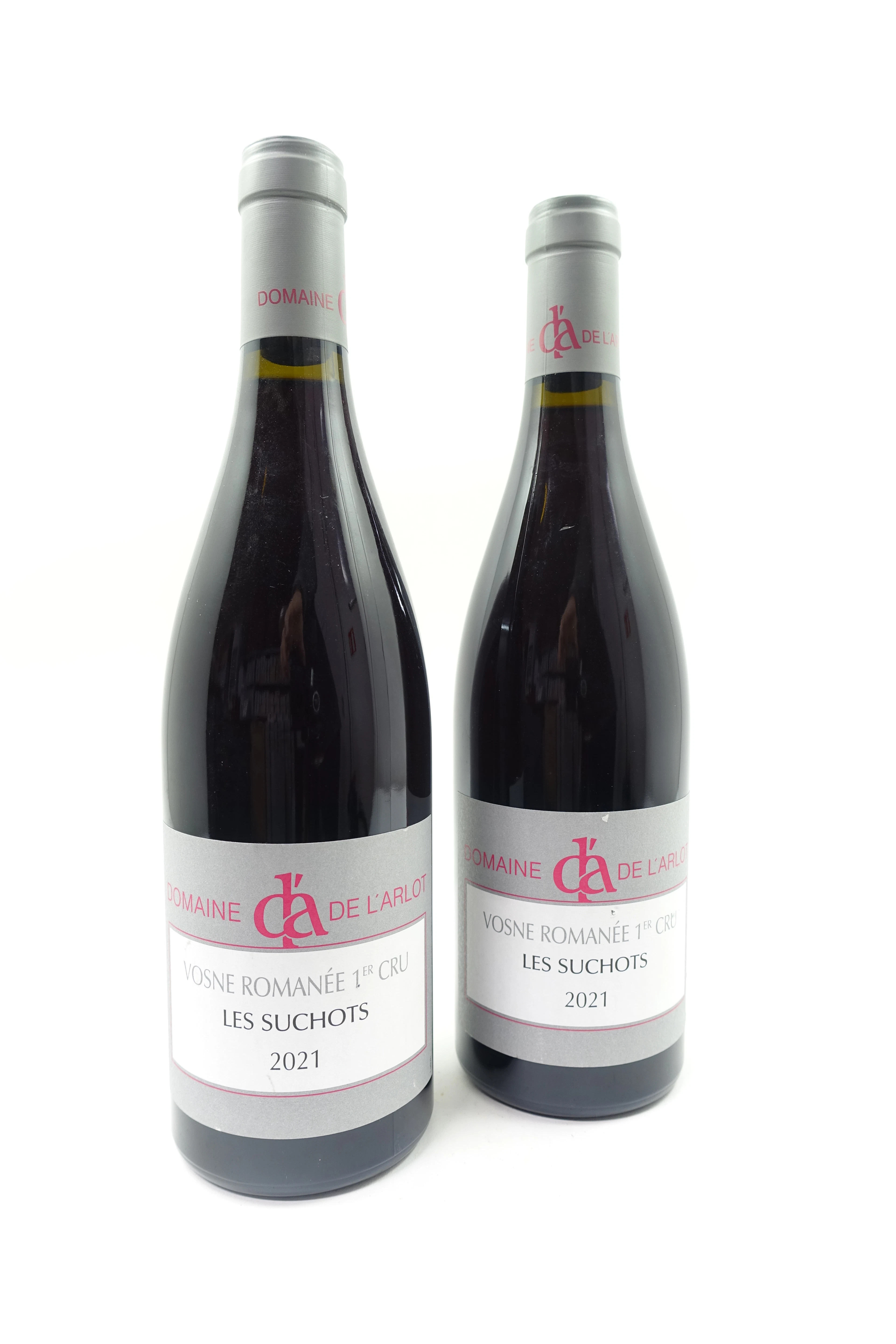 2 bts VOSNE ROMANEE 2021 1er Cru Les Suchots. Domaine de l'Arlot