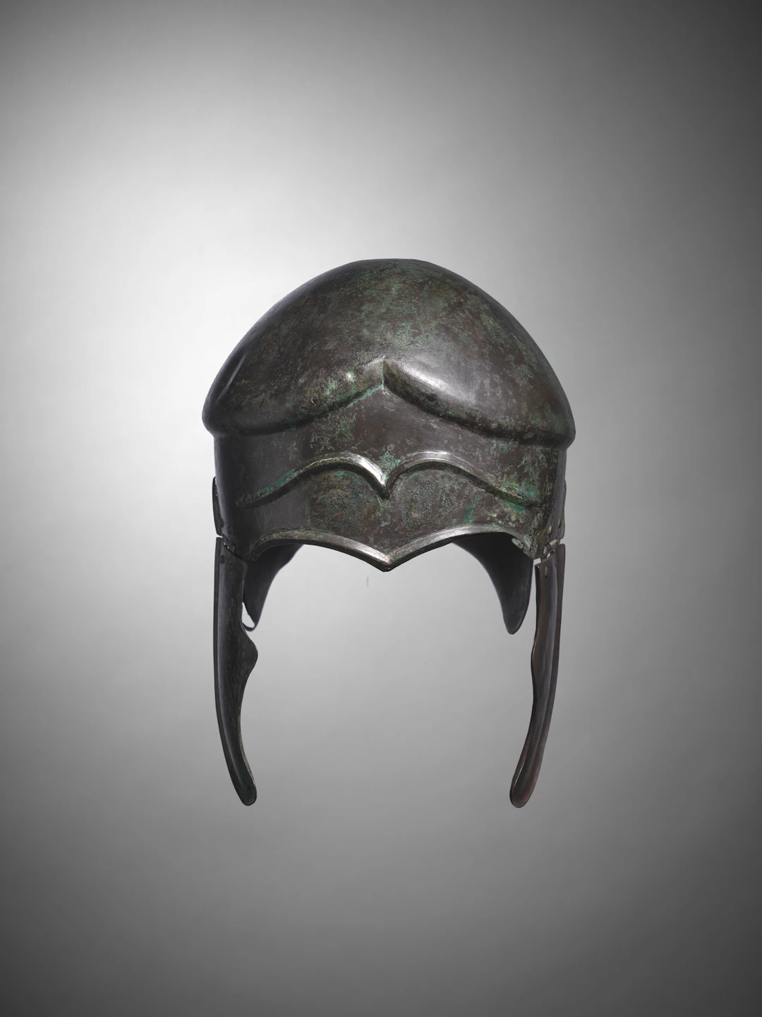A Greek bronze Chalcidian helmet
