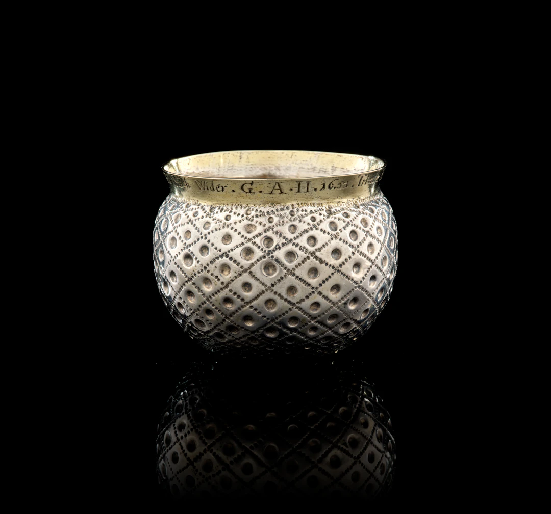 A German parcel-gilt silver beaker, The Master with the Mill Wheel