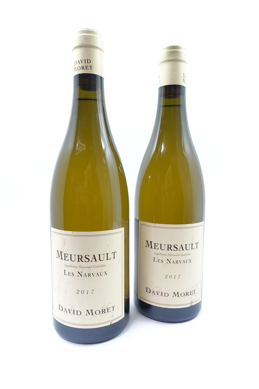 2 bts MEURSAULT 2017 Les Narvaux. David Moret