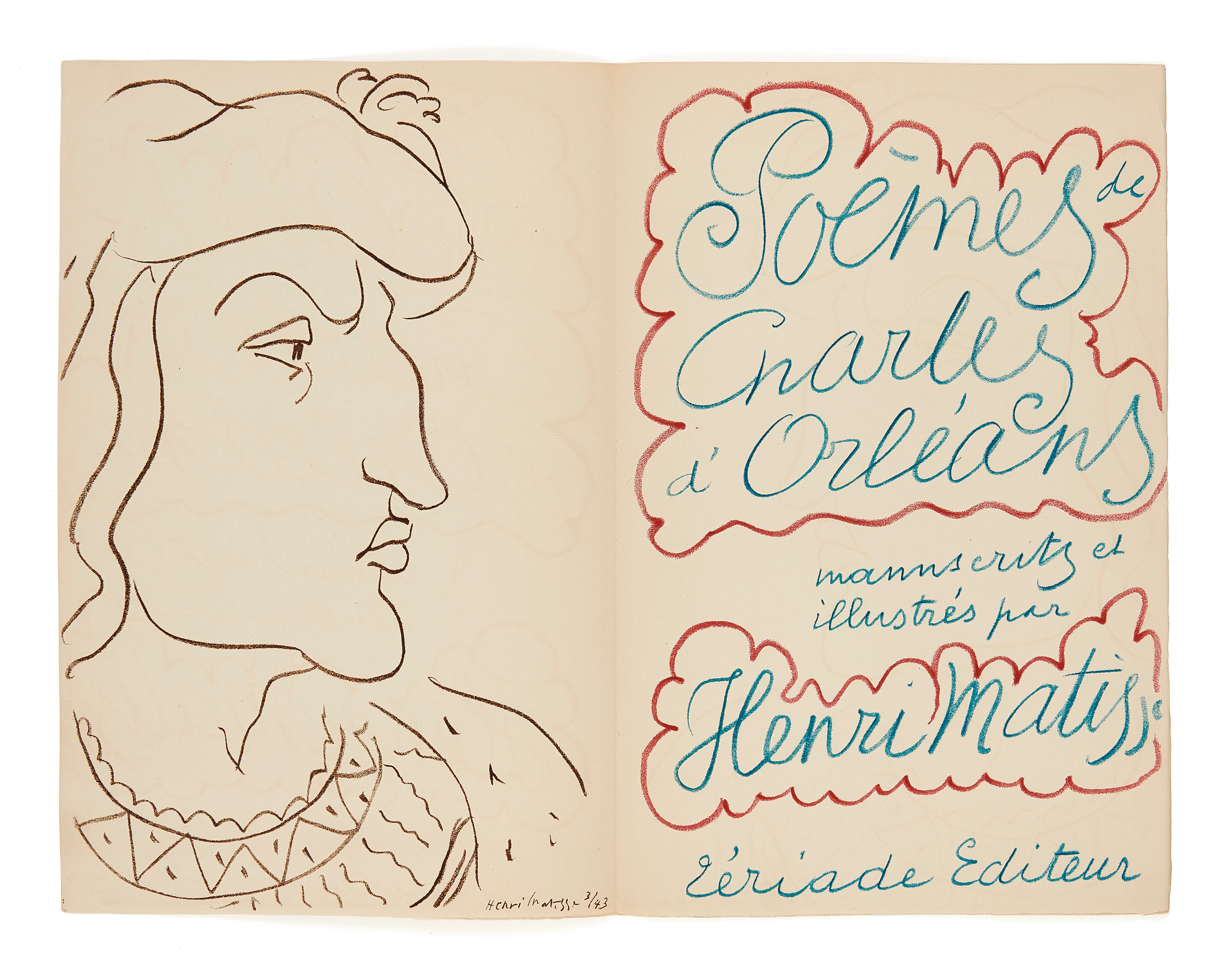 [MATISSE].– ORLÉANS (Charles d’)