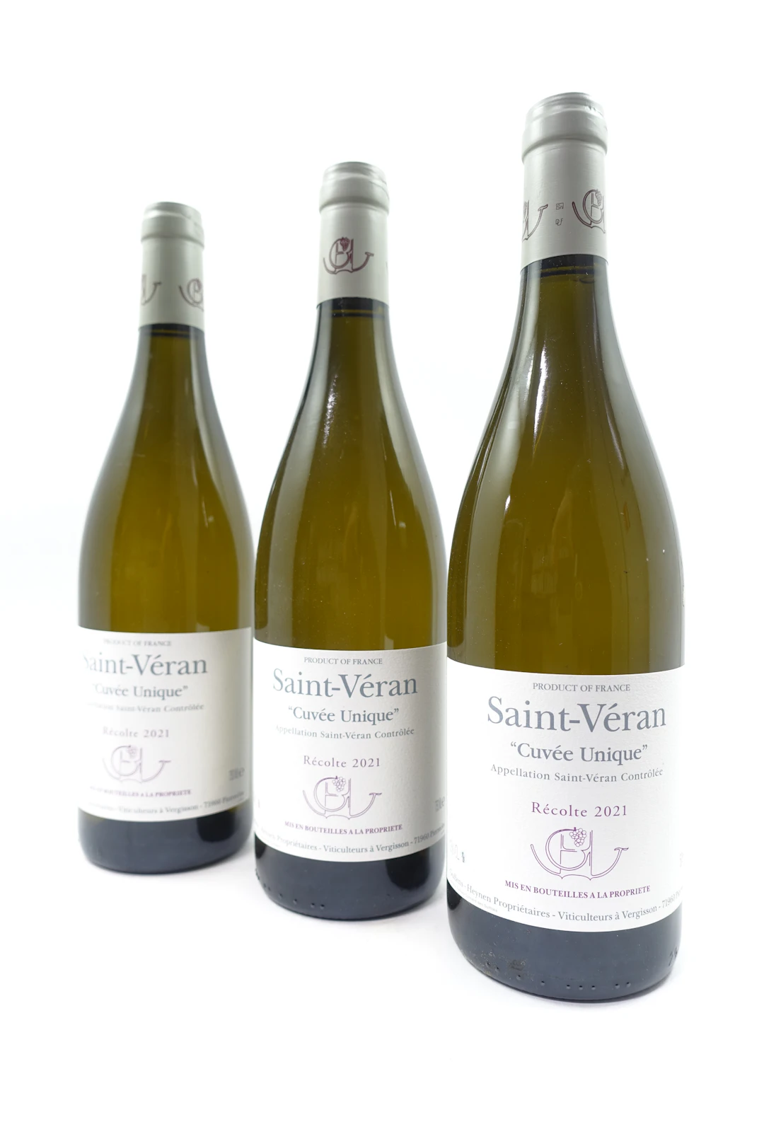6 bts SAINT VERAN 2021 Cuvée Unique. Guffens-Heynen
