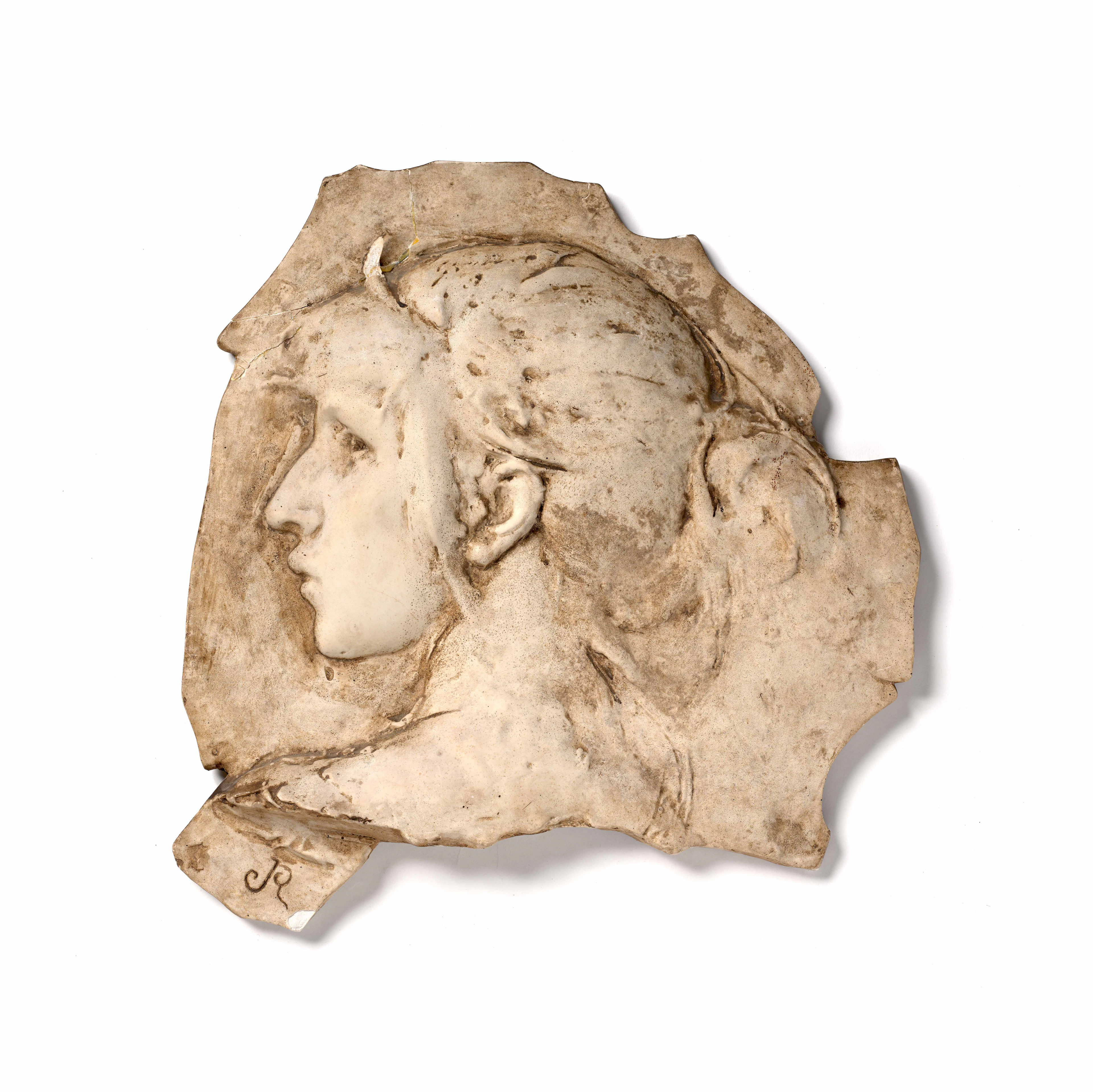 Jean RIVIERE Toulouse, 1853 - 1922 Jeune femme de profil