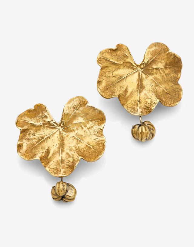 Claude LALANNE (1925-2019) Paire de clips d'oreilles "Collerette"