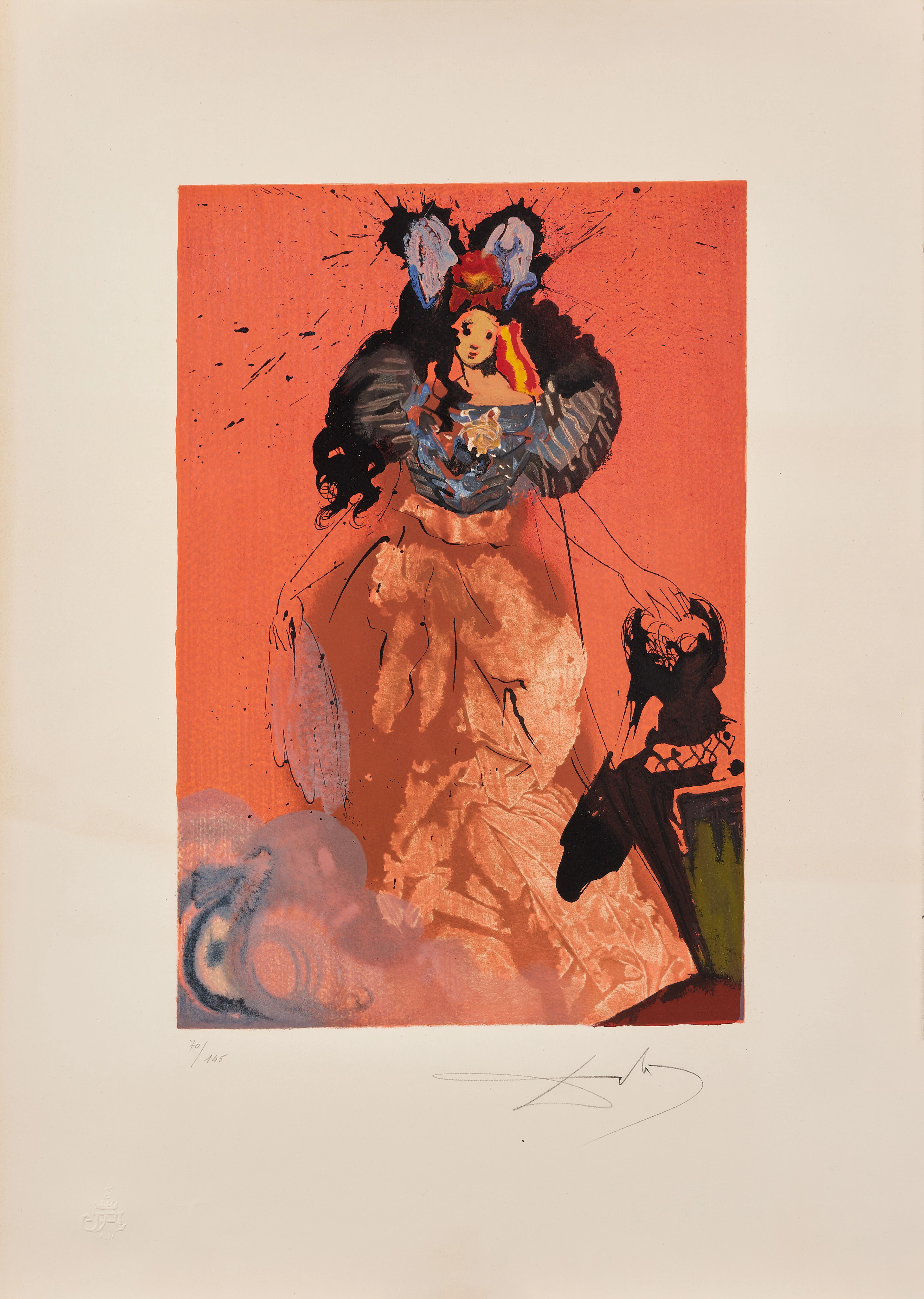 Salvador DALI (d'après) Dulcinea (Dulcinee) Del Toboso - 1971