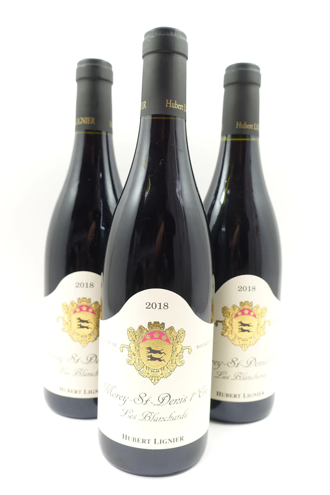 3 bts MOREY SAINT DENIS 2018 1er Cru Les Blanchards. Hubert Lignier