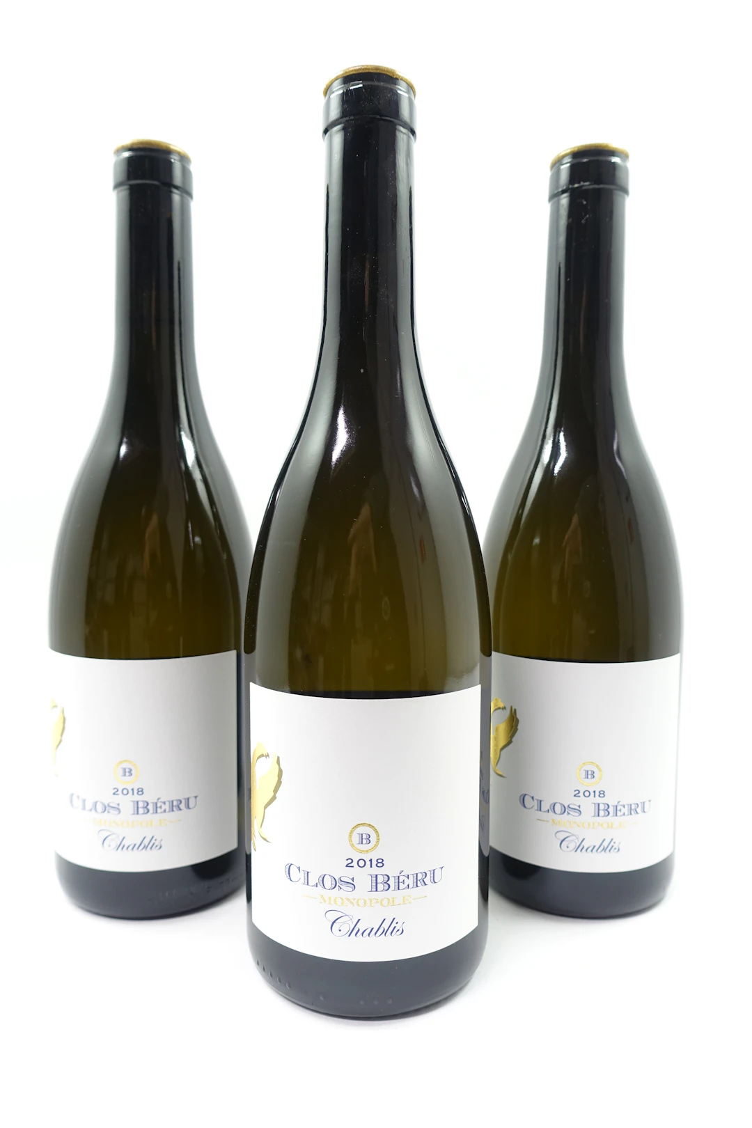 12 bts CHABLIS 2018 Clos Béru Monopole. Château de Béru