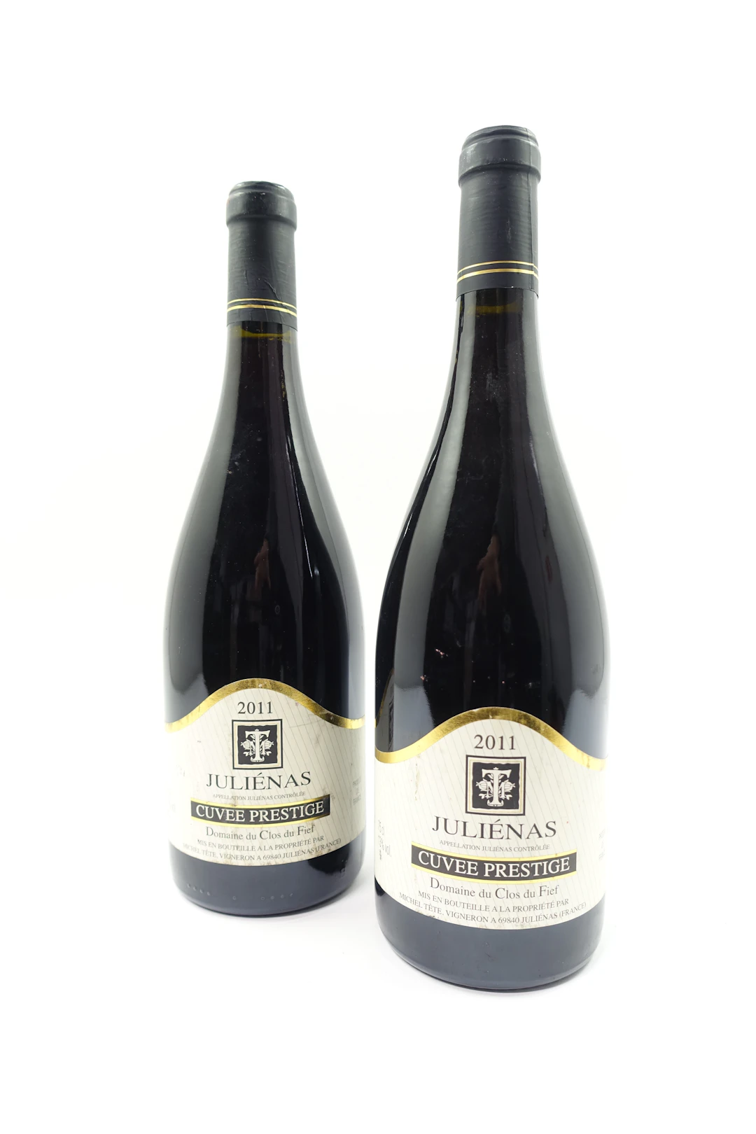 2 bts JULIENAS 2011 Cuvée Prestige Domaine du Clos du Fief. Michel Tête