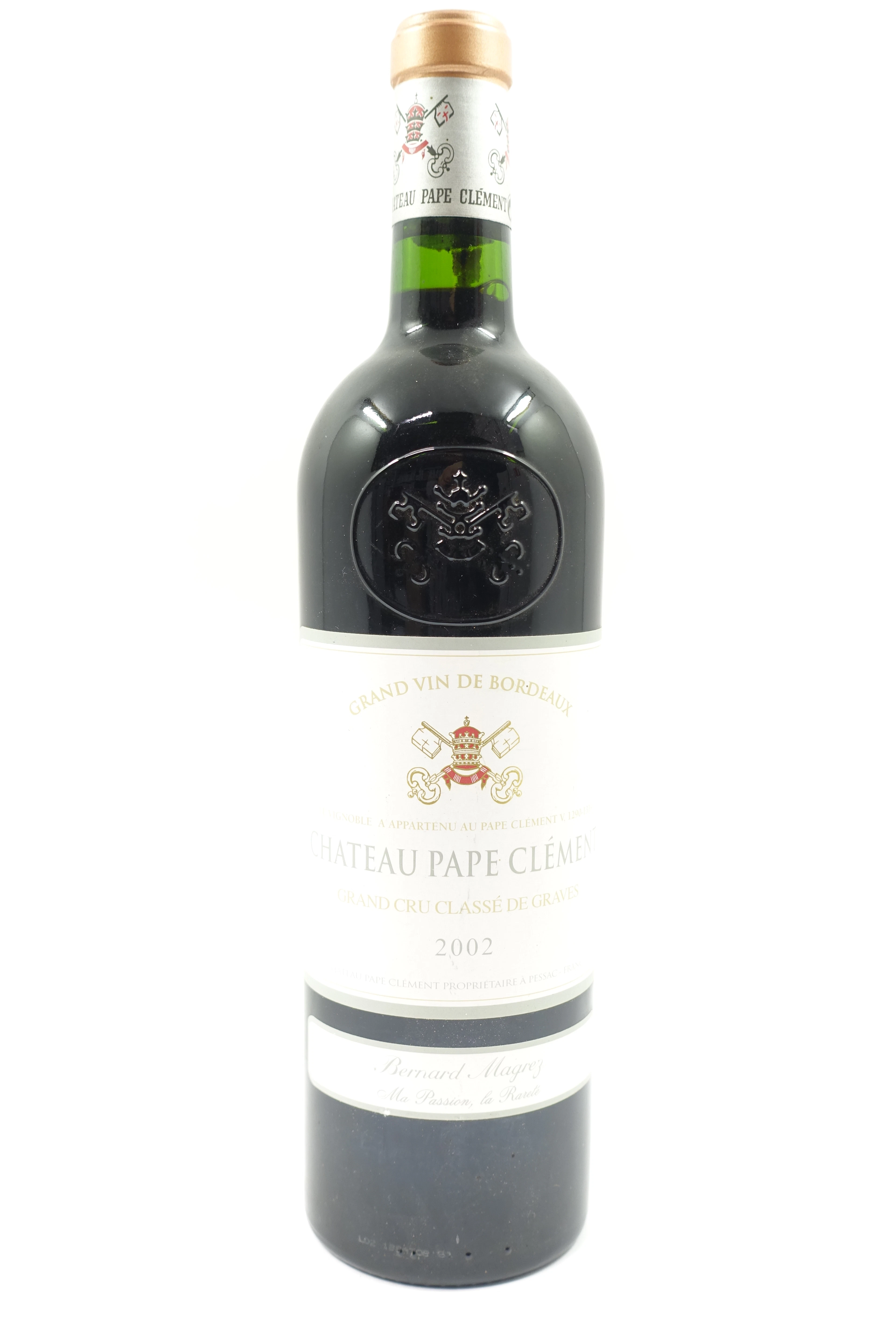 1 bt CH PAPE CLEMENT 2002 CC Pessac Léognan