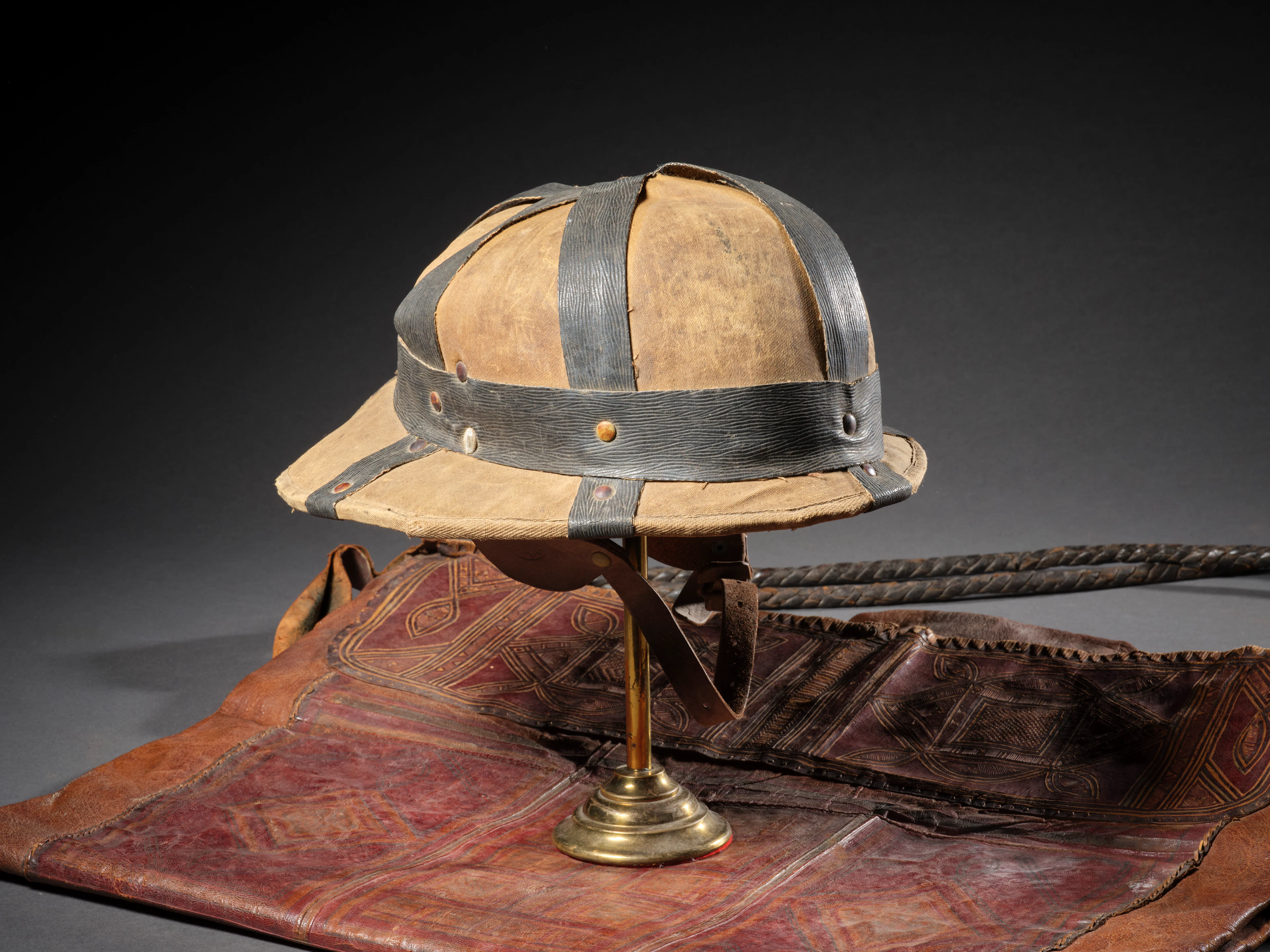 CASQUE DE TYPE COLONIAL DE JEAN MERMOZ, VERS 1930