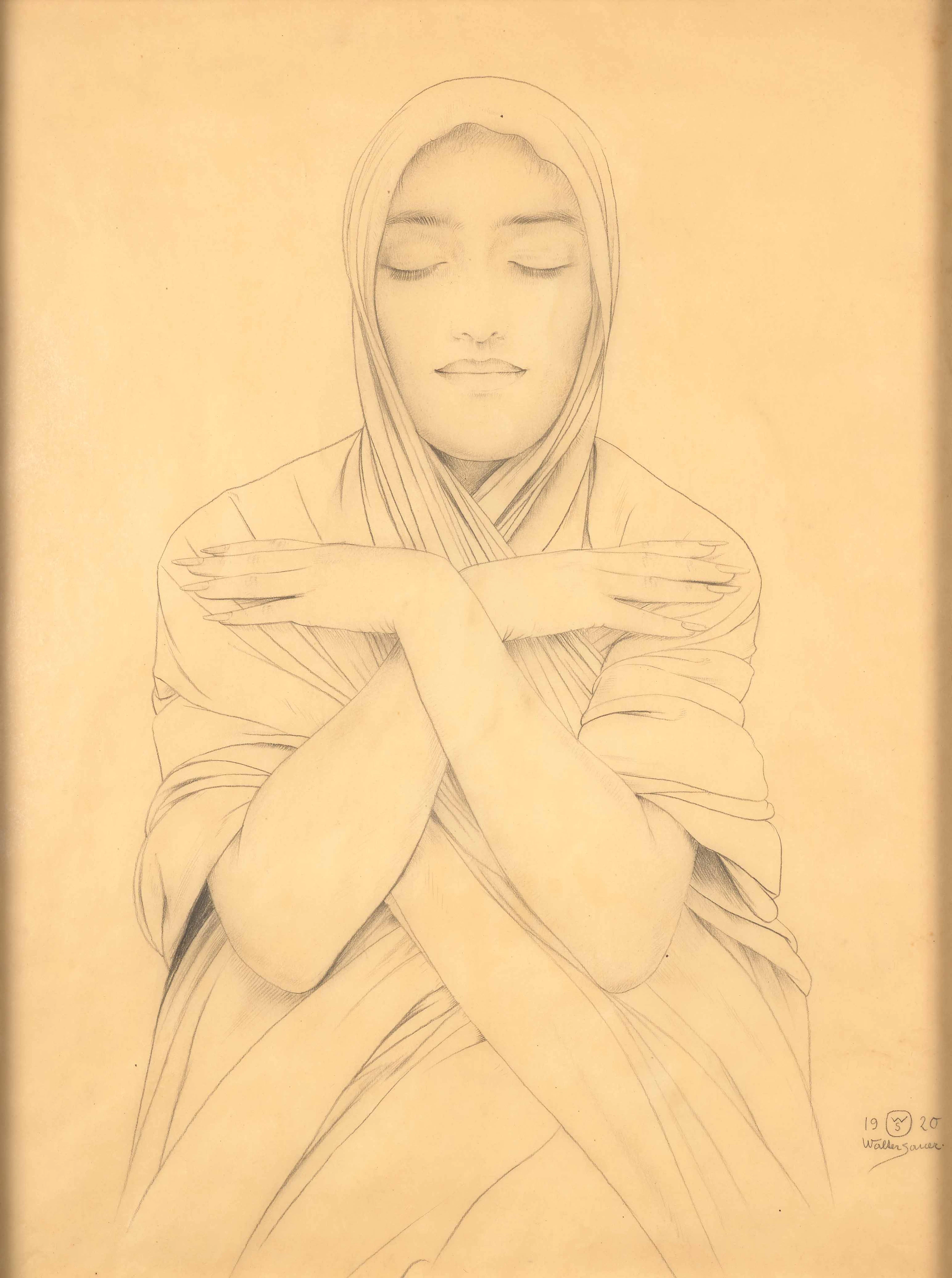 Walter SAUER Saint-Gilles, 1889 – Alger, 1927 Méditation