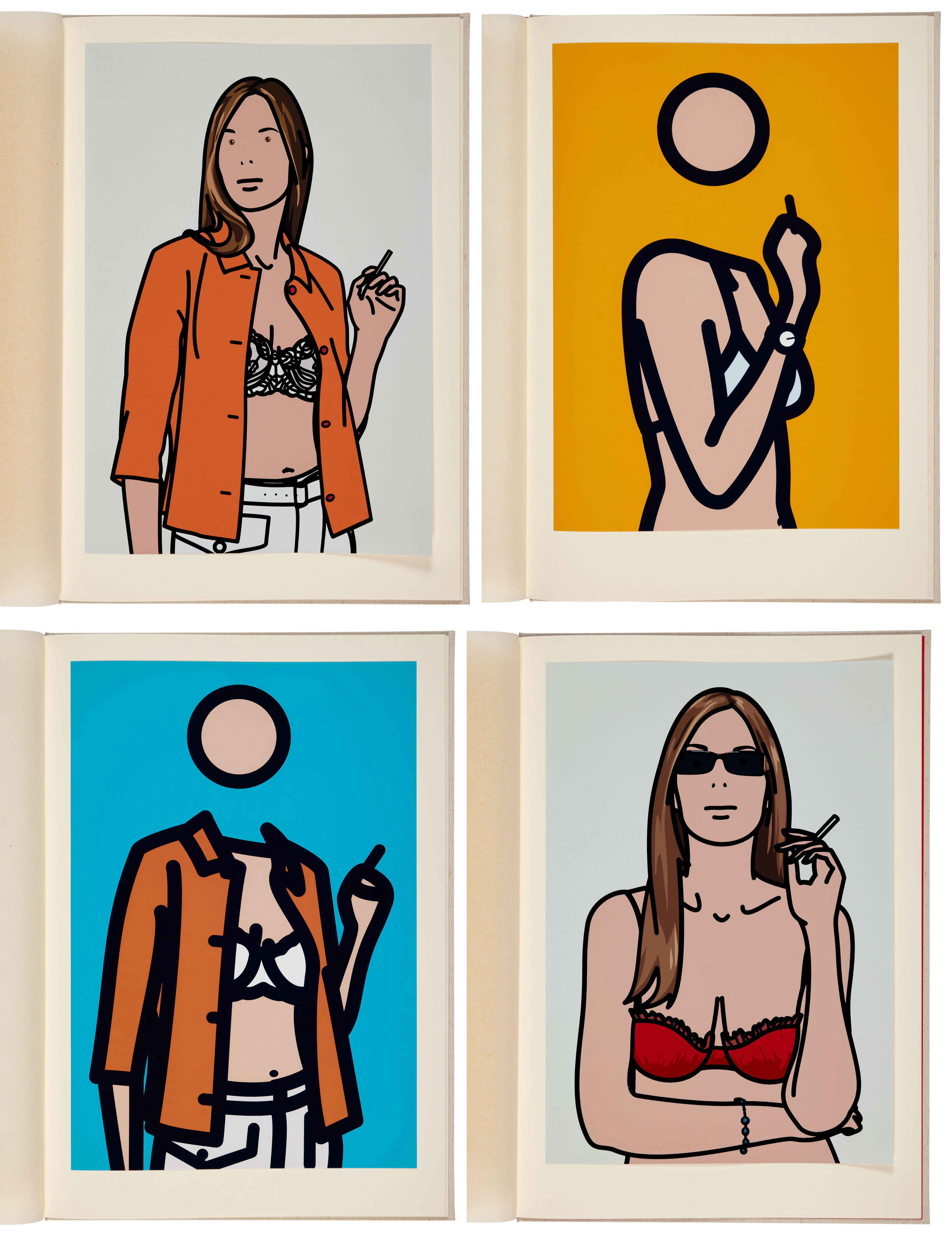 Julian OPIE Né en 1958 Twenty Six Portraits - 2006