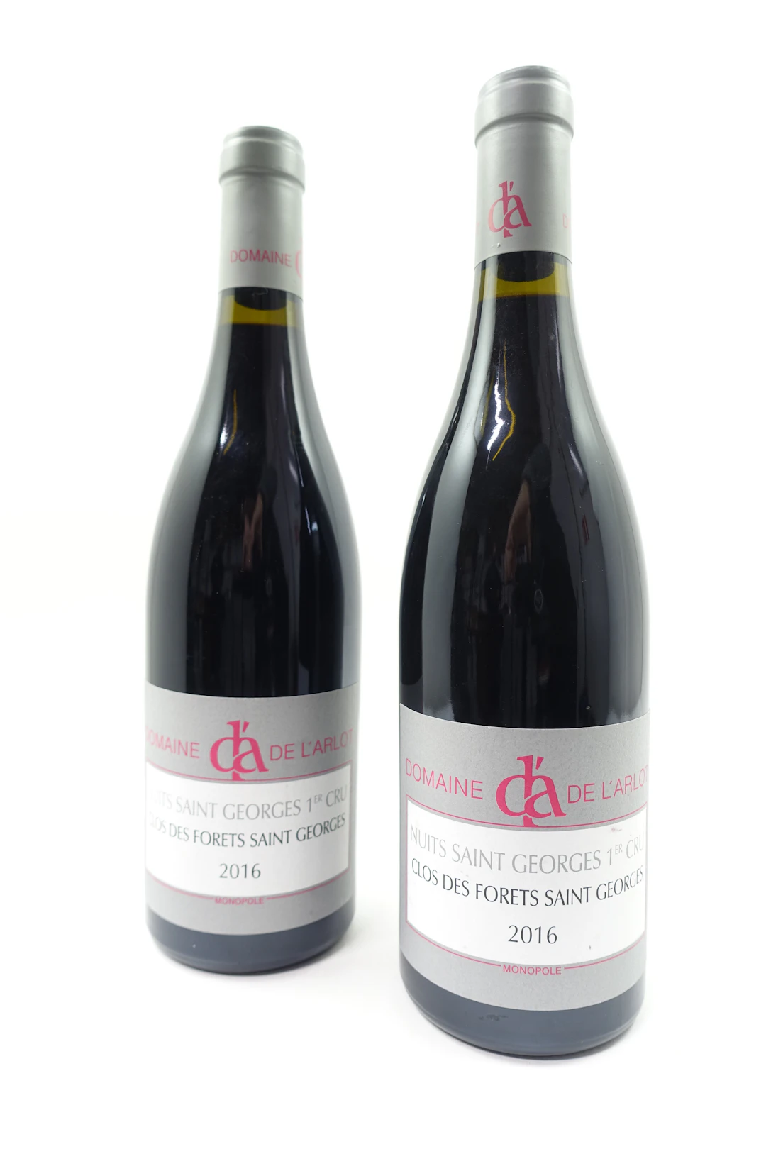 2 bts NUITS SAINT GEORGES 2016 1er Cru Clos des Forêts Saint Georges.