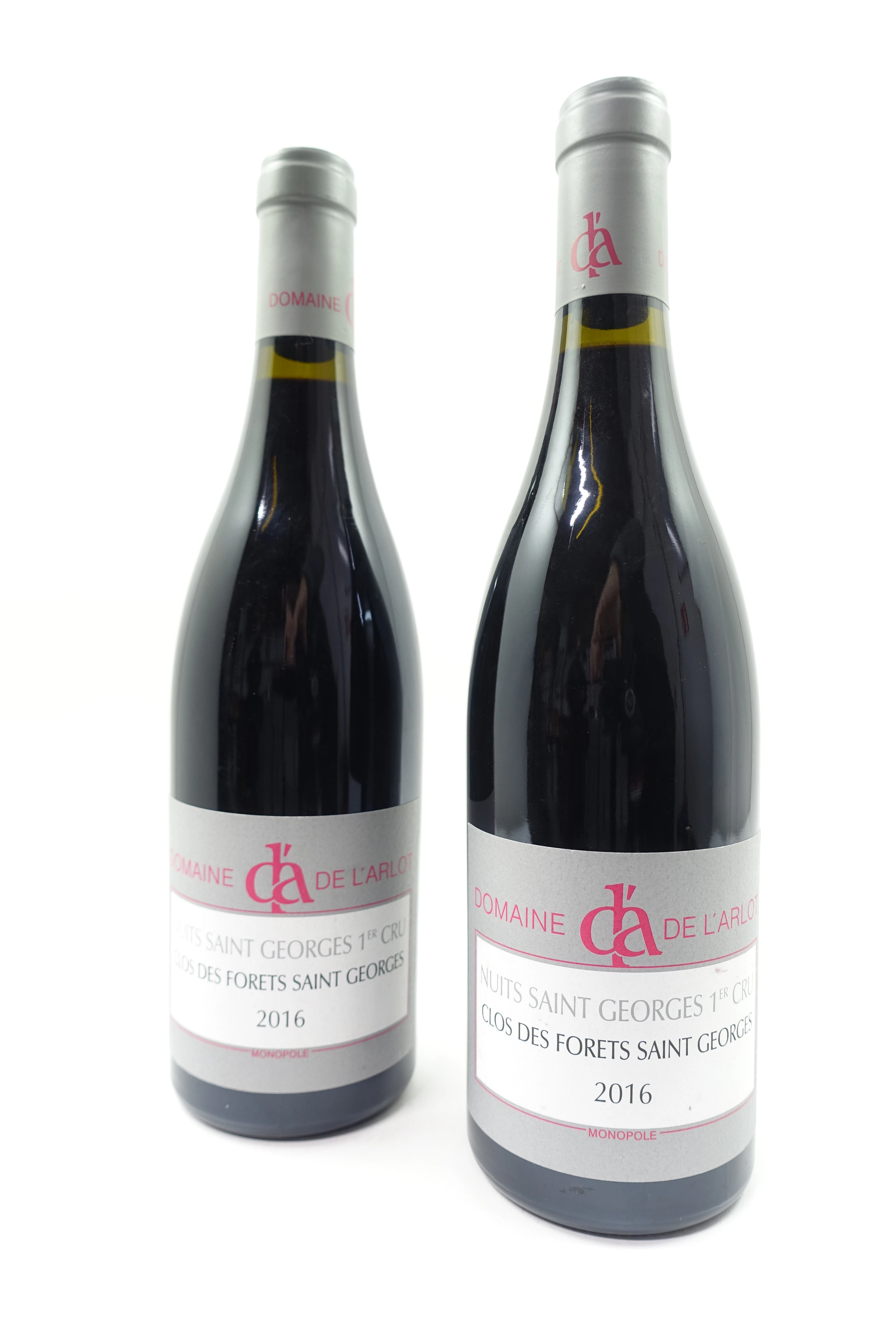 2 bts NUITS SAINT GEORGES 2016 1er Cru Clos des Forêts Saint Georges.