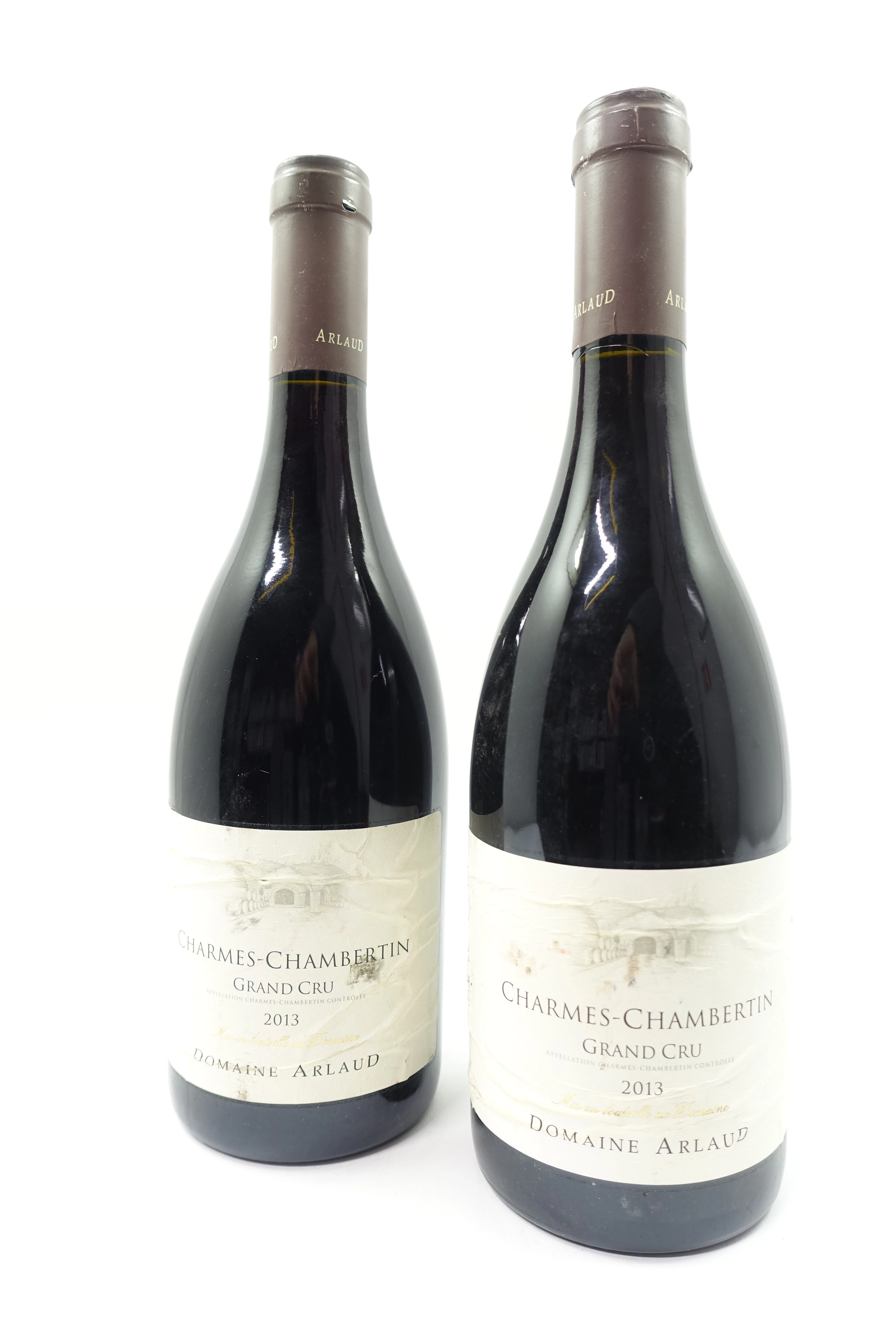 2 bts CHARMES CHAMBERTIN 2013 Grand Cru. Domaine Arlaud