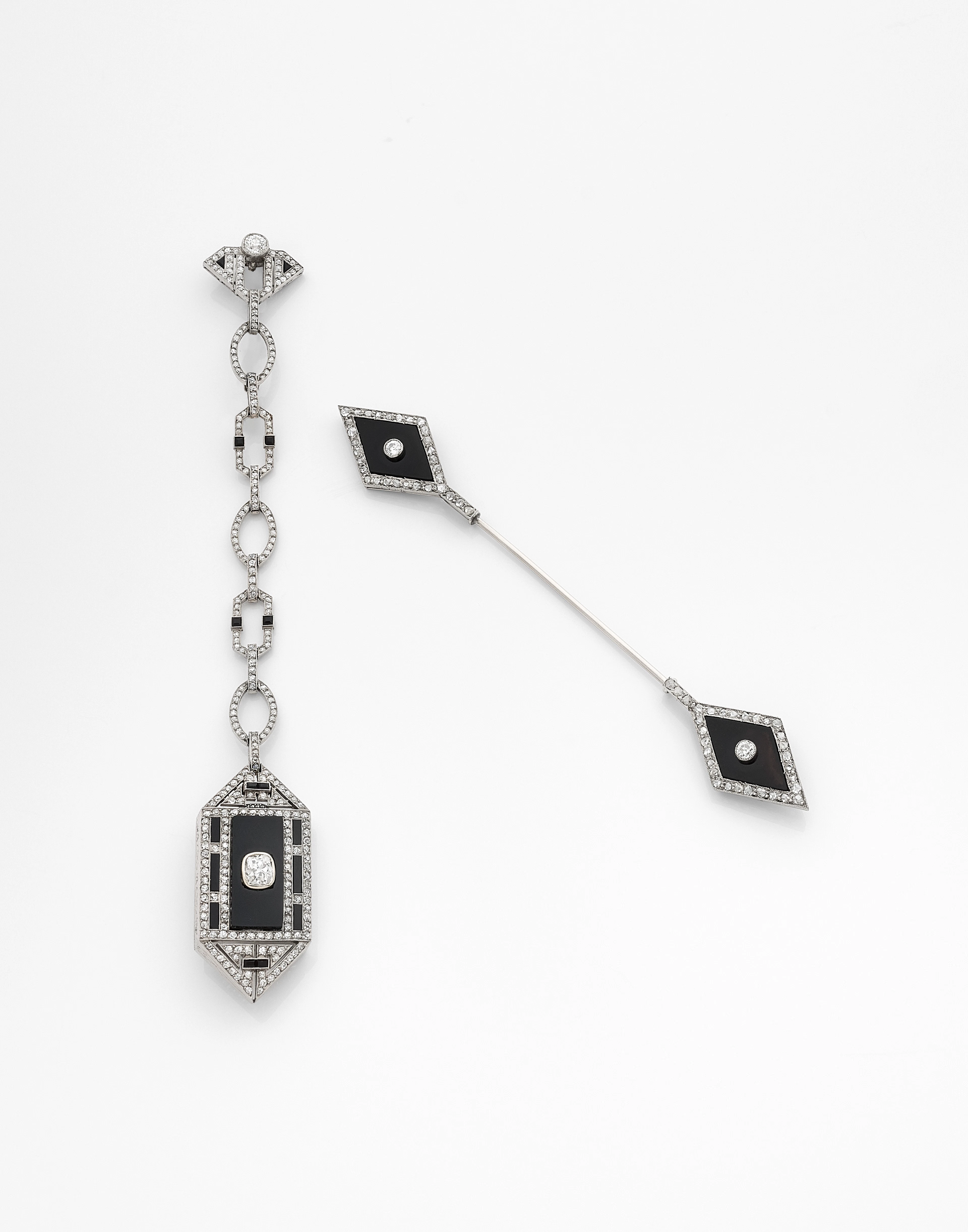 VAN CLEEF & ARPELS Montre châtelaine Art Déco