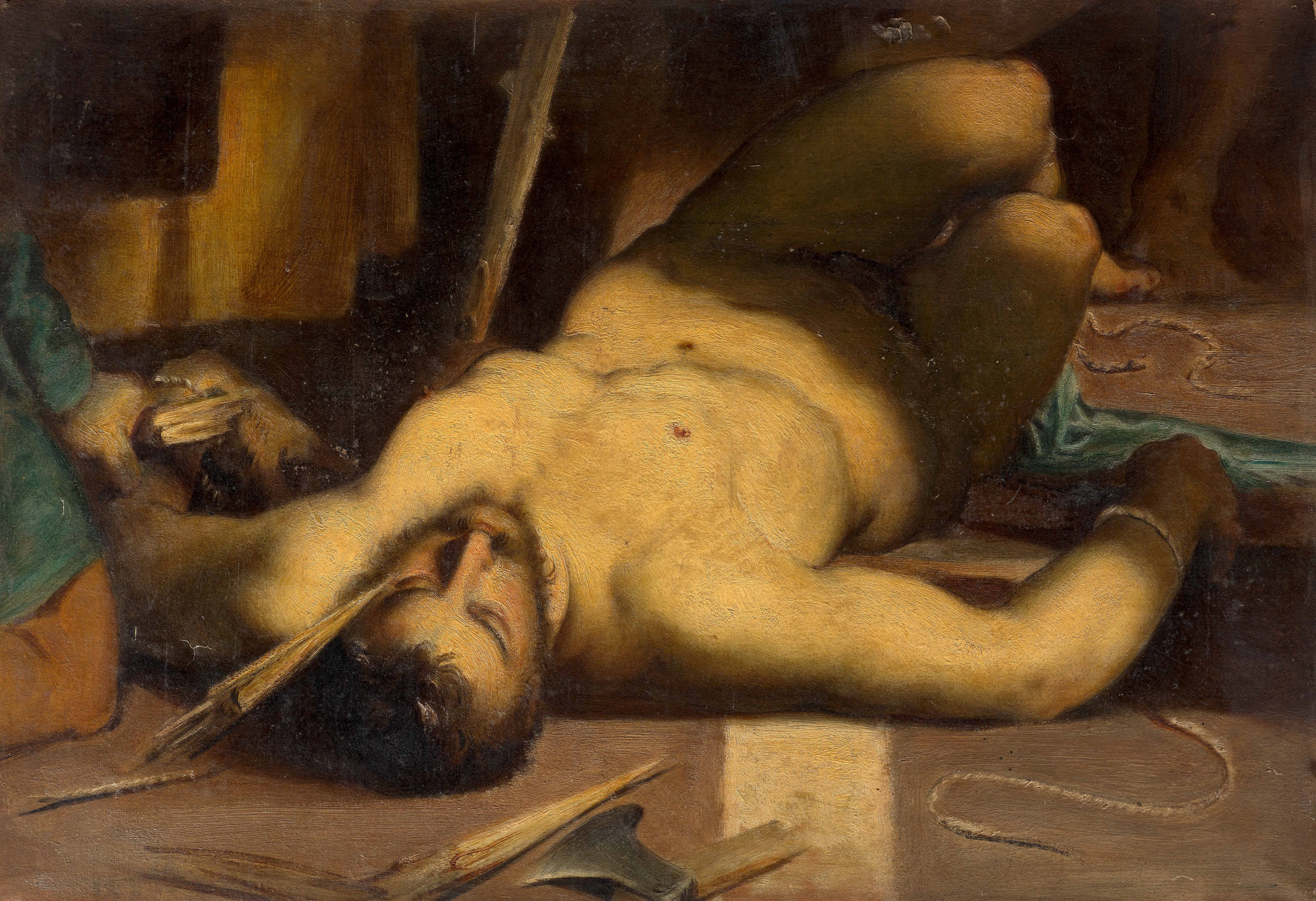 - Figure d'esclave, d'après Jacopo Tintoretto