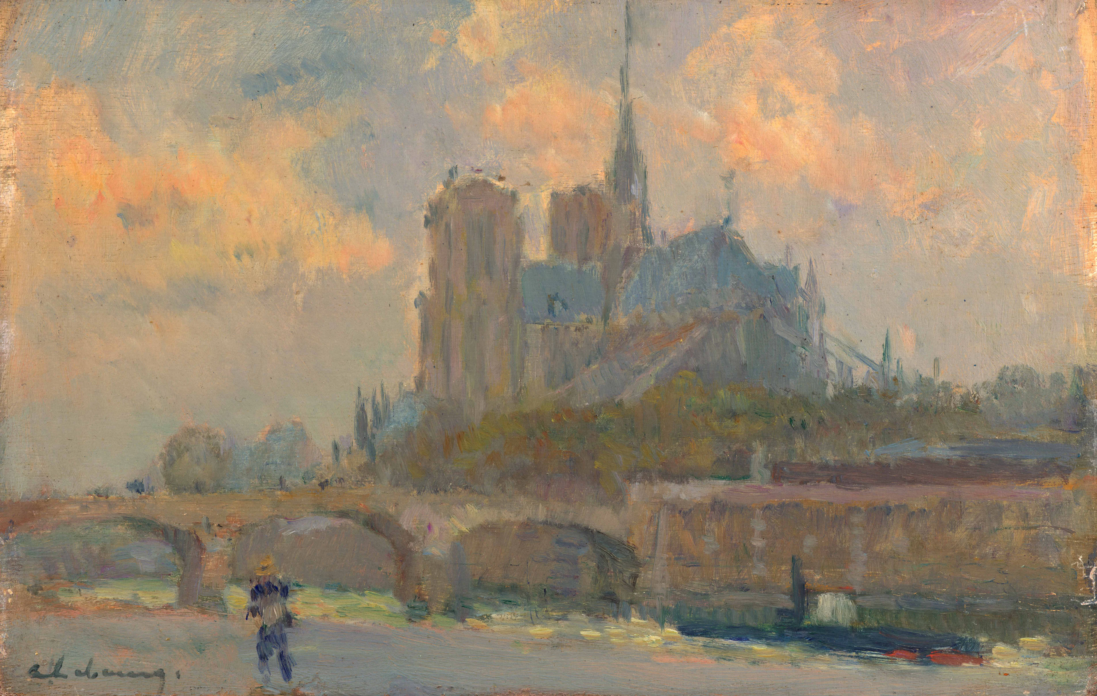 Albert LEBOURG Montfort-sur-Risle, 1849 – Rouen, 1928 Effet de lumière
