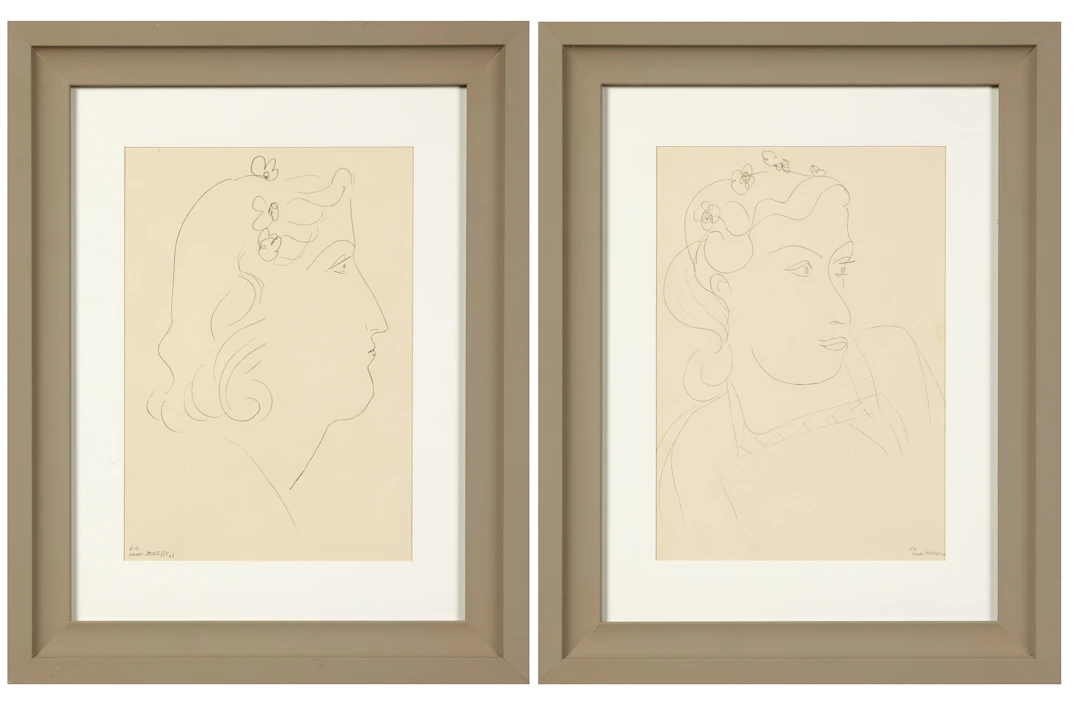 Henri MATISSE (d'après) Buste féminin (010 et 013) - 1942