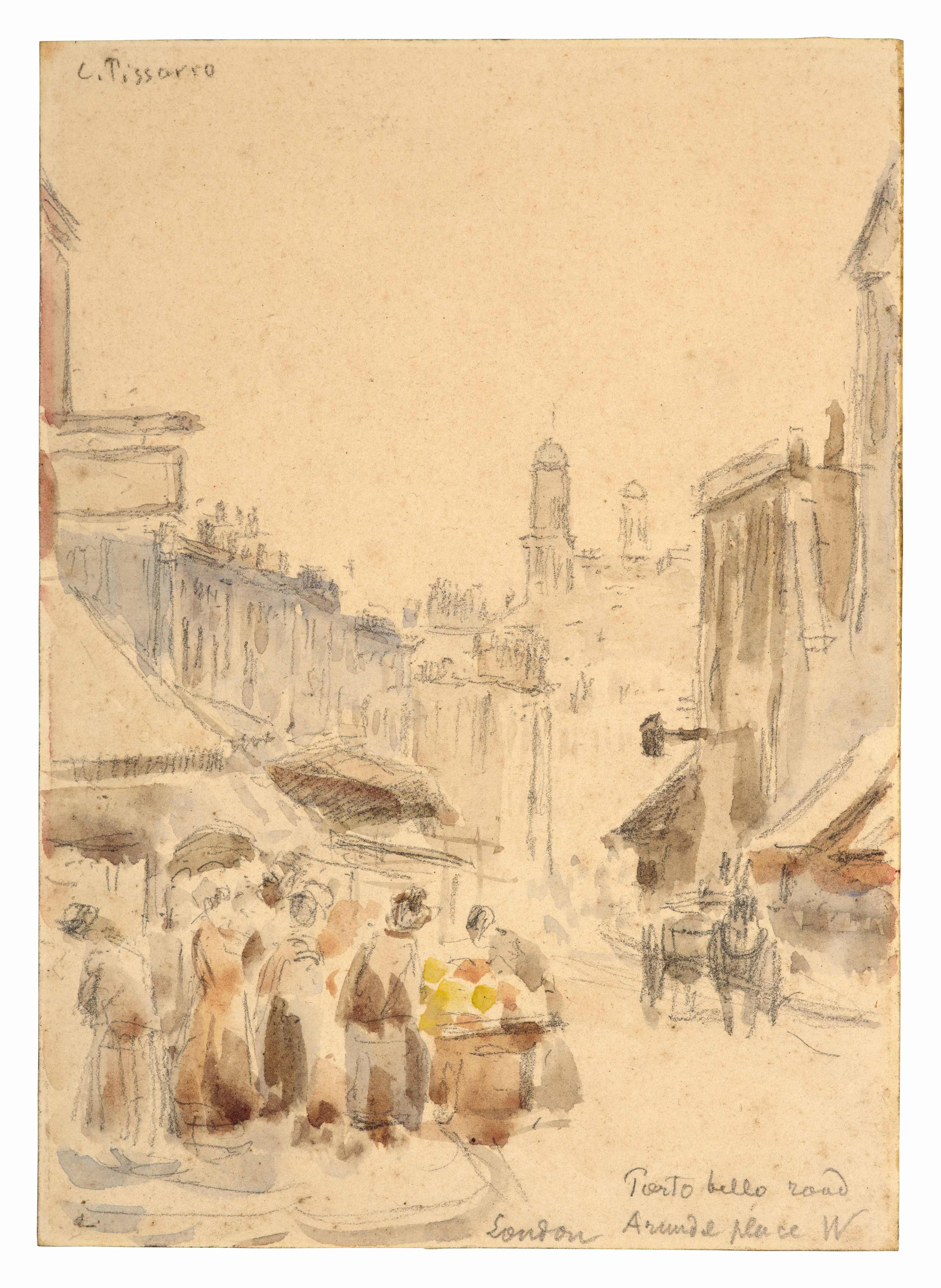 Camille PISSARRO Charlotte-Amélie, 1830 – Paris, 1903 Portobello Road, Londres