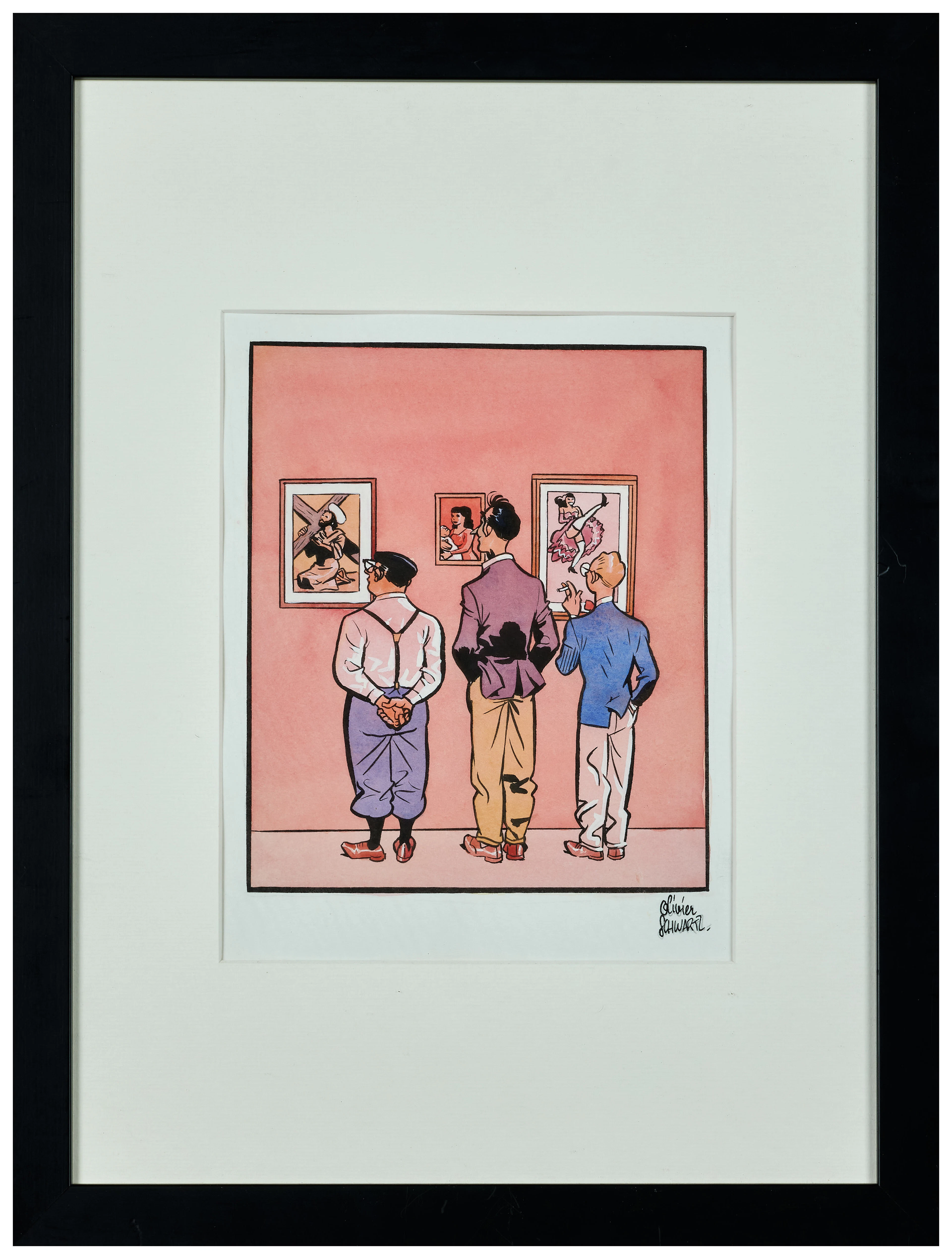 Olivier SCHWARTZ Né en 1963 Gringos Locos
