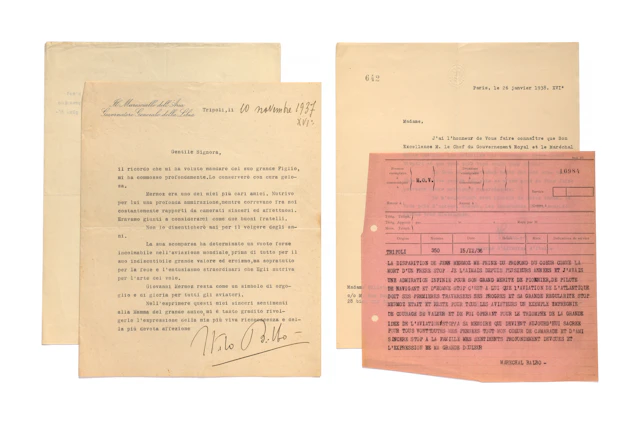 BALBO Italo (1896-1940) aviateur et ministre italien.