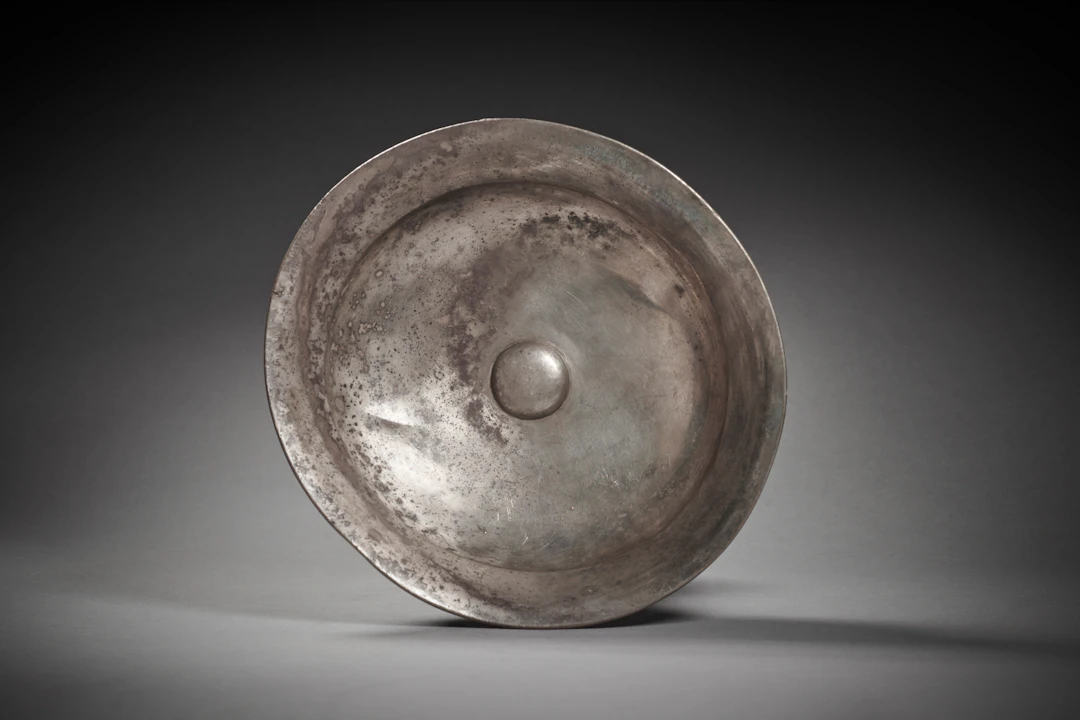 A Greek silver bowl