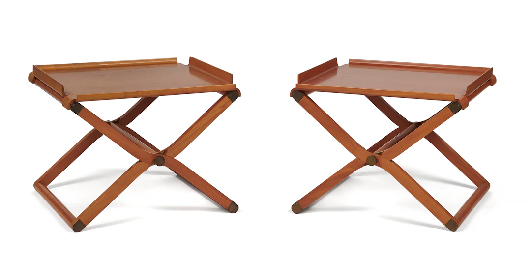 HERMÈS PIPPA Two folding side tables