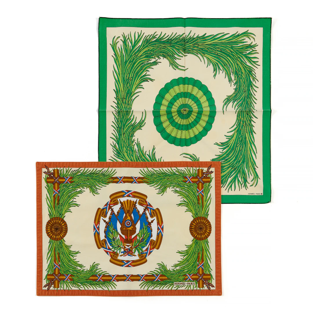 HERMÈS LIBERTÉ ÉGALITÉ FRATERNITÉ Placemats and napkin