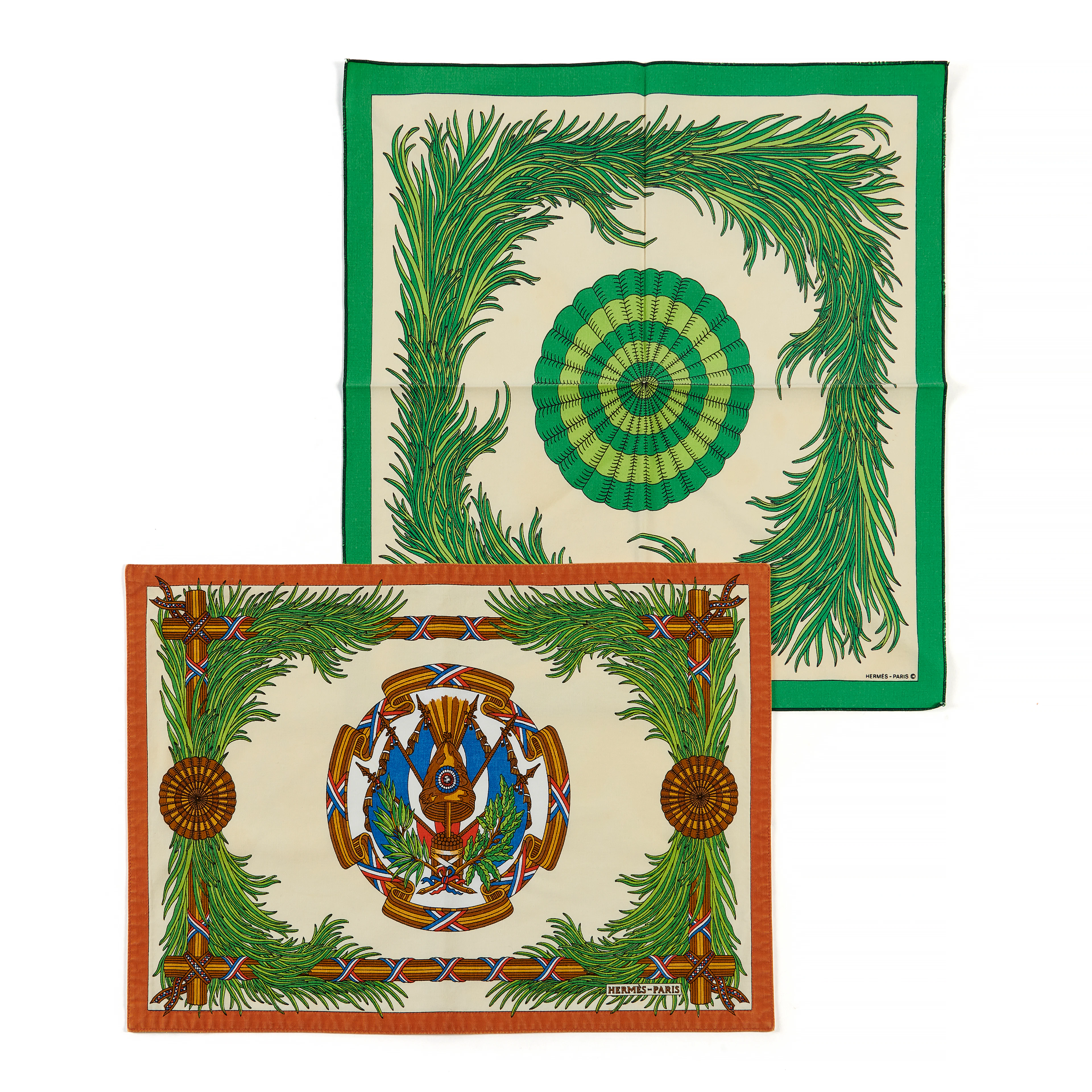 HERMÈS LIBERTÉ ÉGALITÉ FRATERNITÉ Placemats and napkin