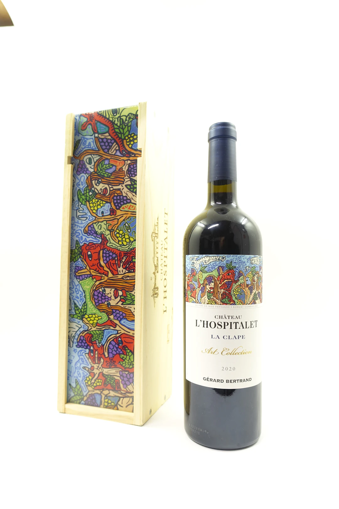 1 bt LA CLAPE CHÂTEAU L'HOSPITALET 2020 Art Collection. Gérard Bertrand.