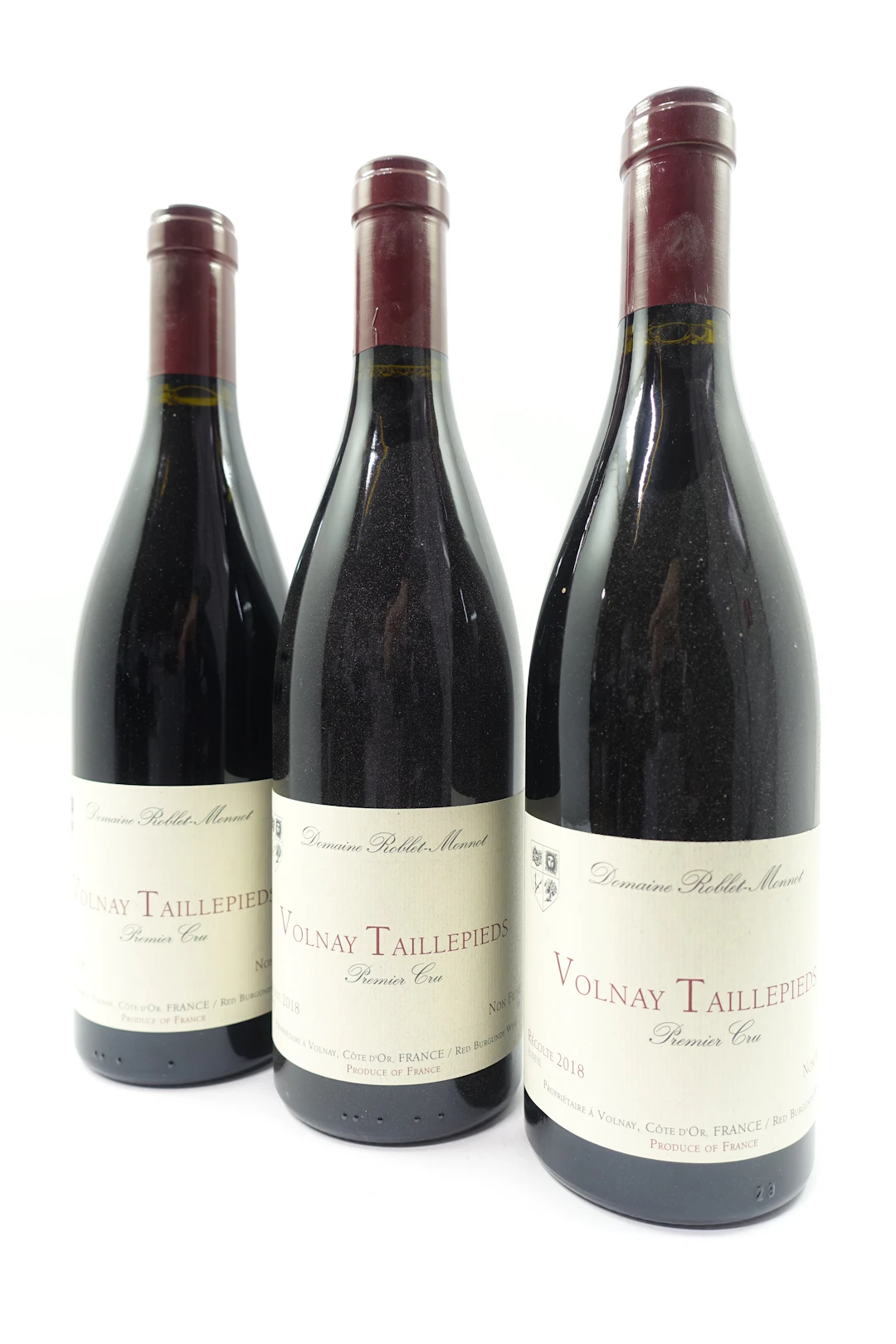 12 bts VOLNAY 2018 1er Cru Taillepieds. Domaine Roblet-Monnot
