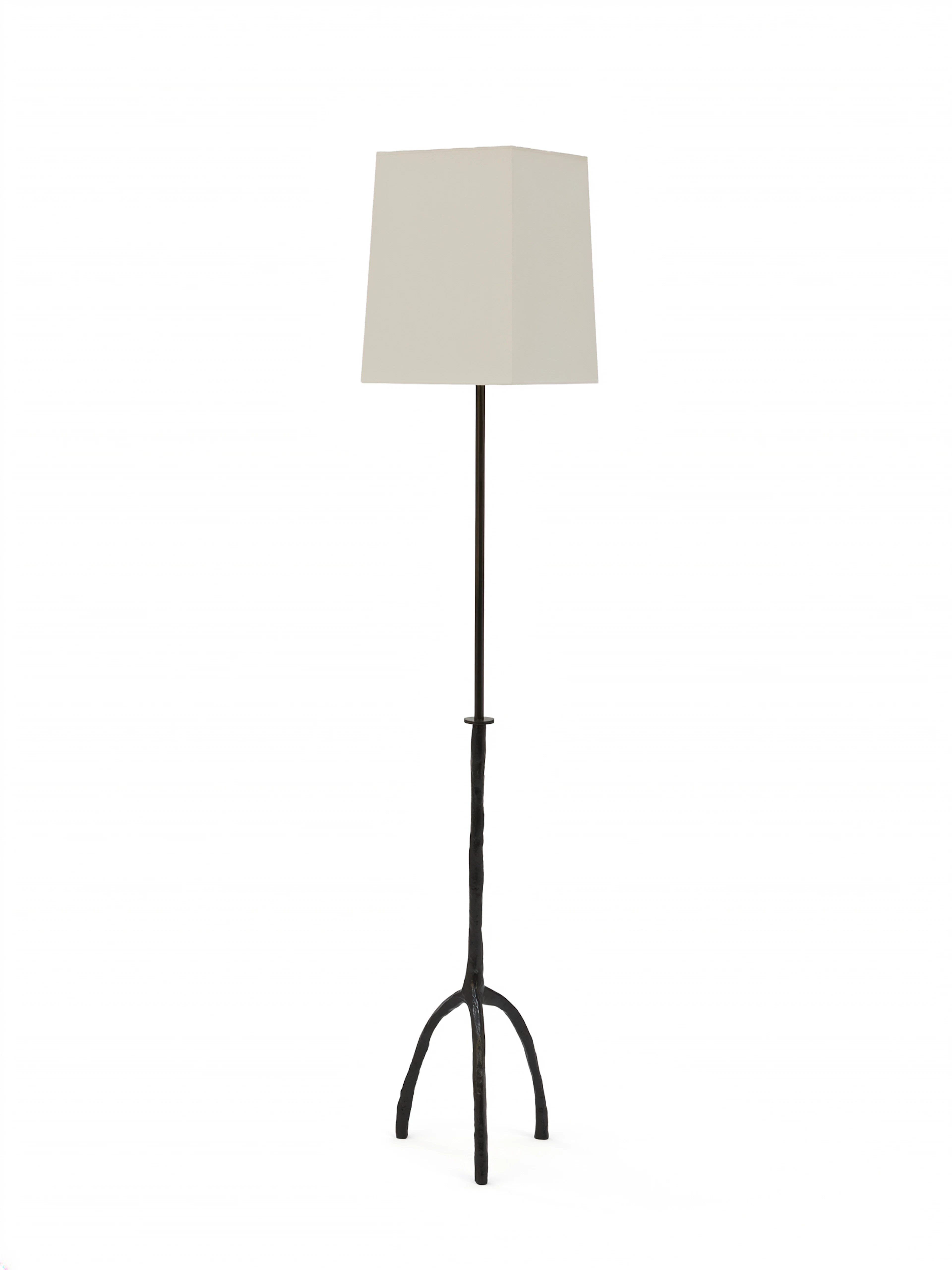 Lampadaire "Bronze trépied"