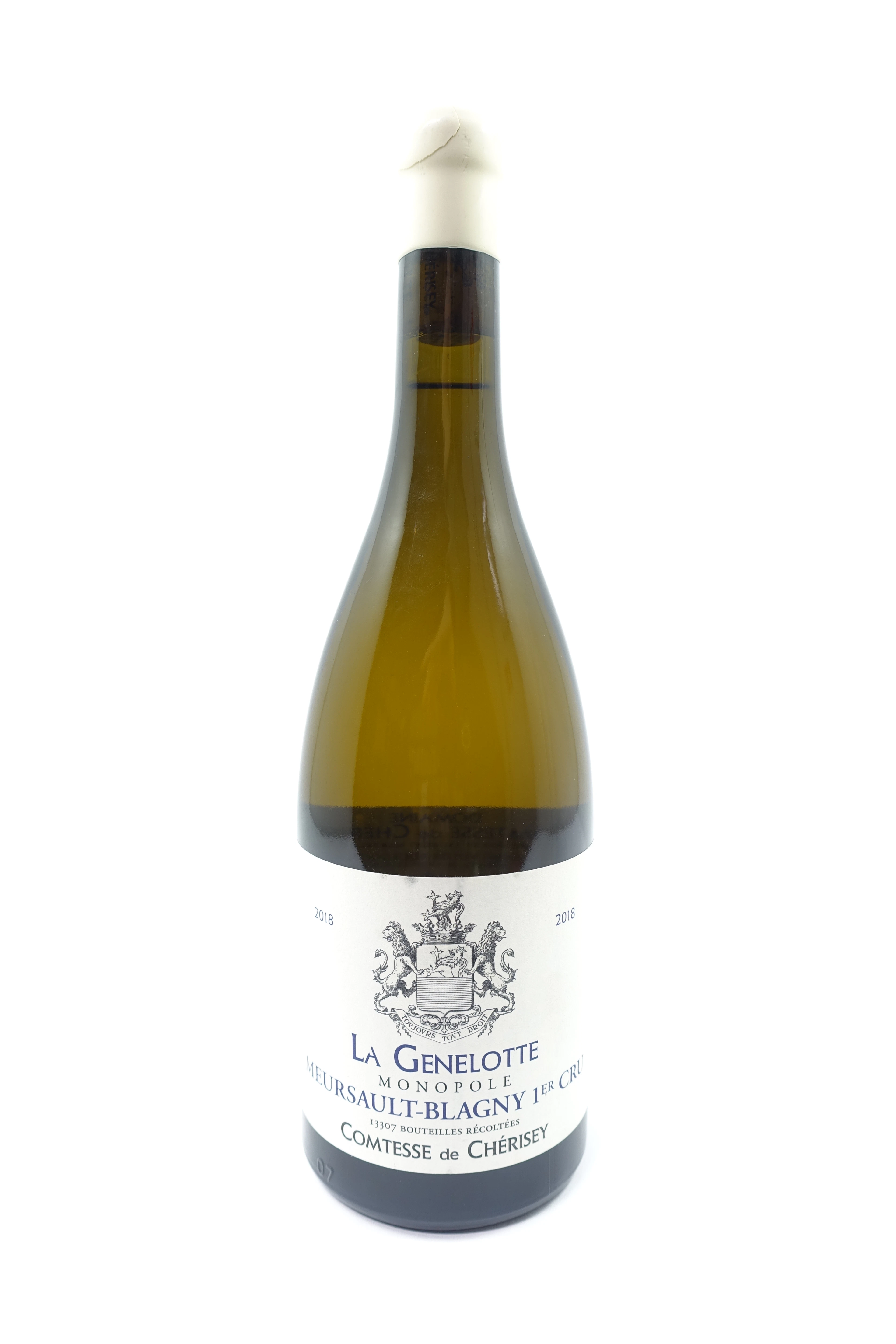 1 bt MEURSAULT BLAGNY 2018 1er Cru. La Genelotte. Comtesse de Cherisey