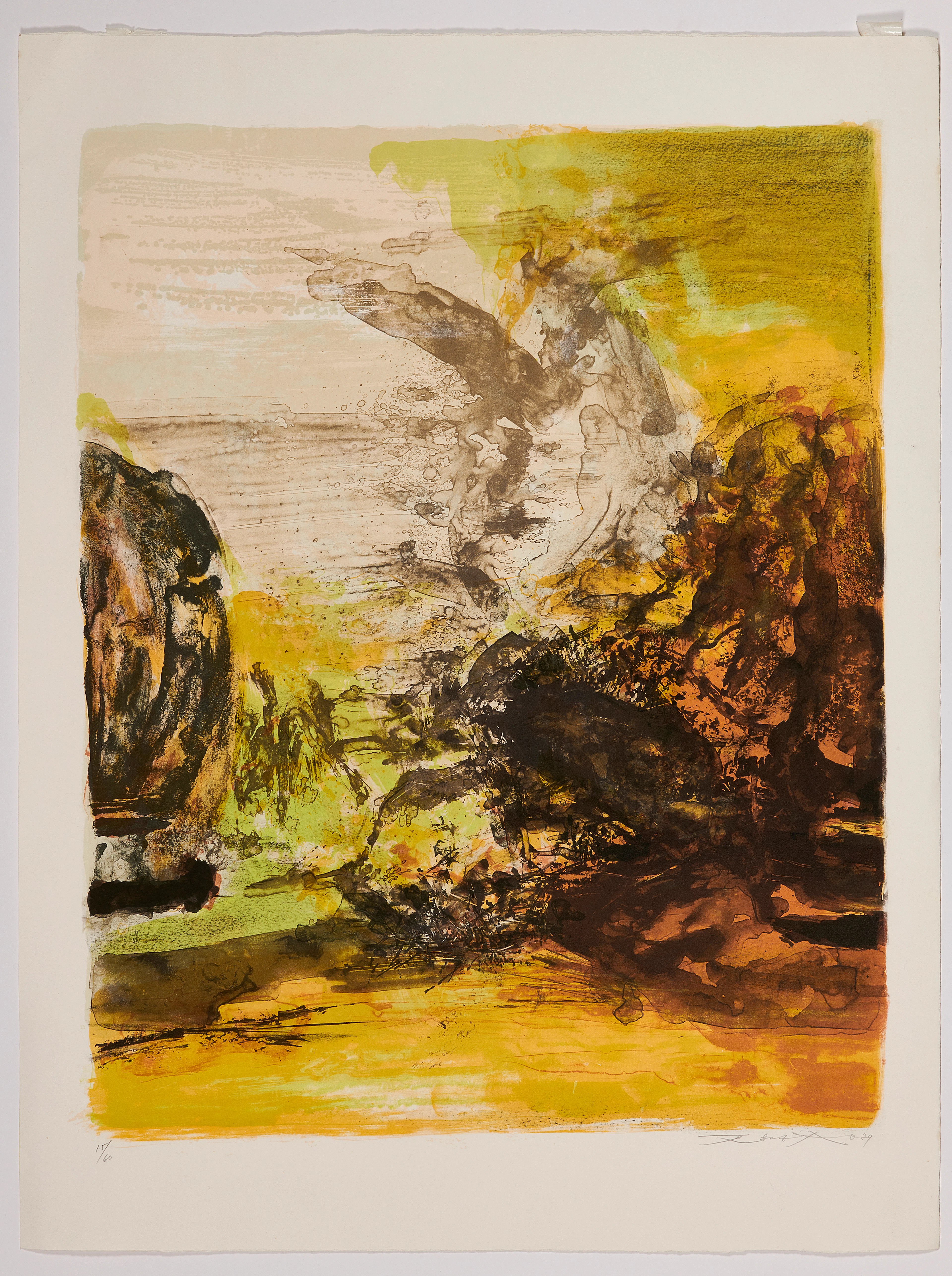 ZAO WOU-KI 1920 - 2013 Sans titre - 1989