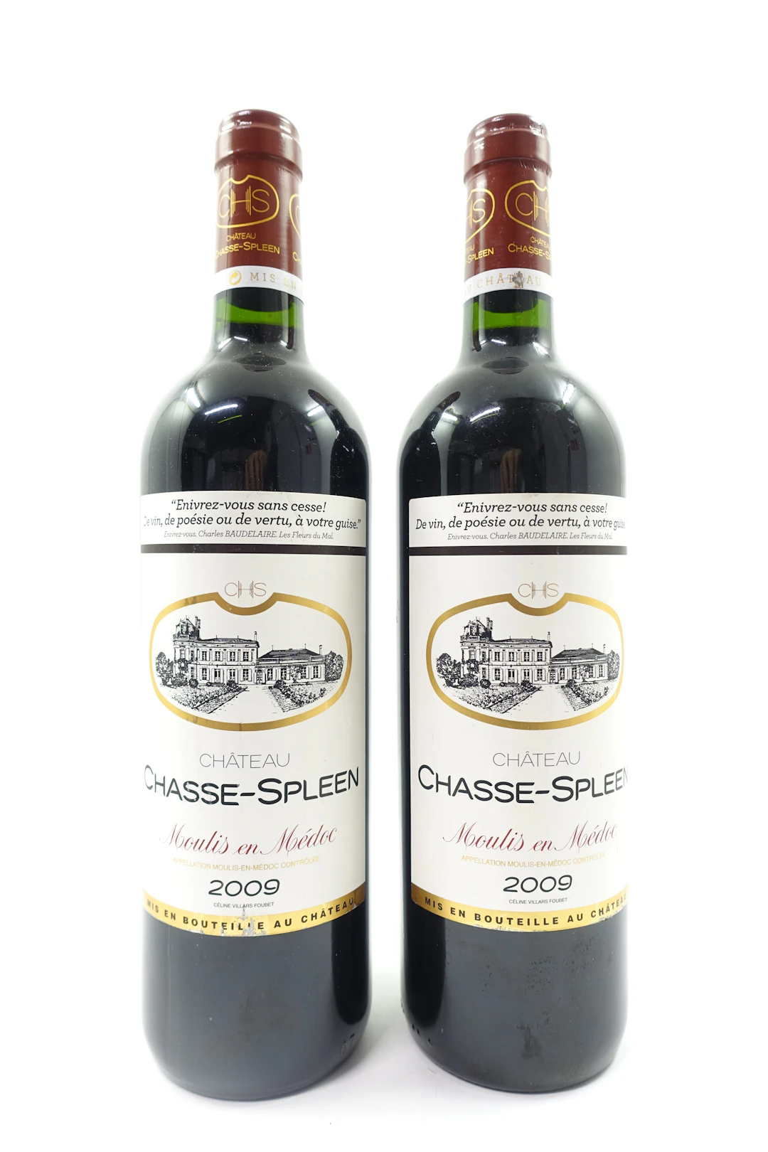 6 bts CH CHASSE SPLEEN 2009 Moulis