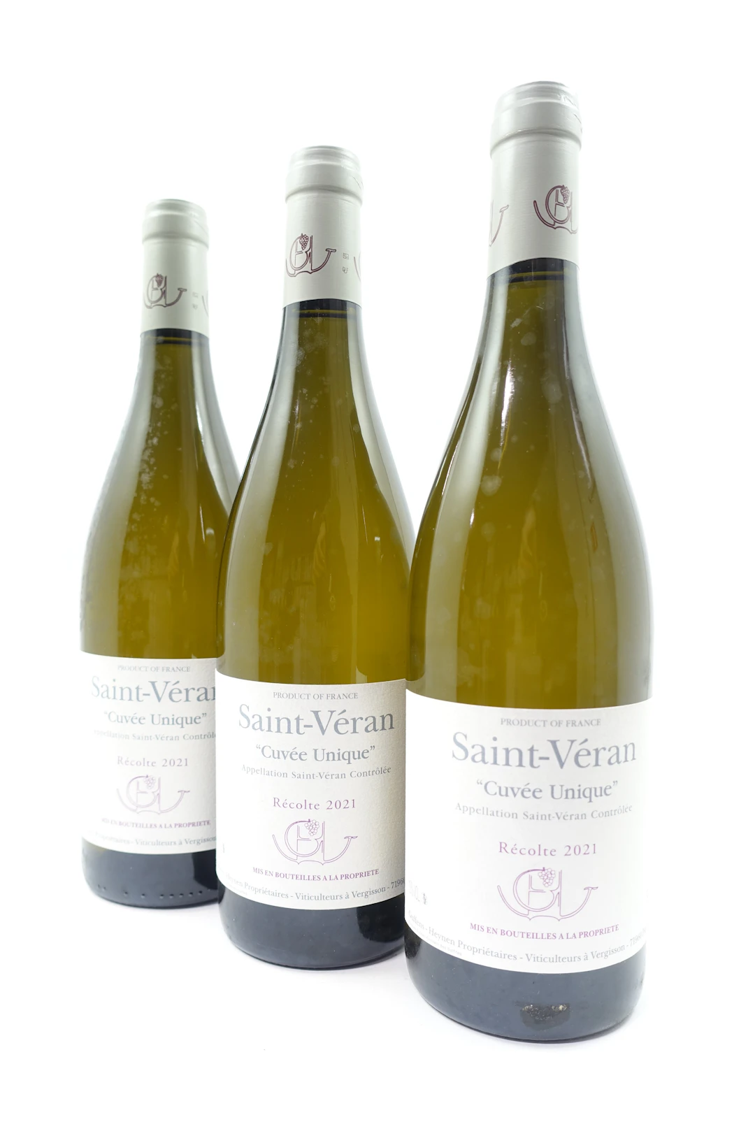 6 bts SAINT VERAN 2021 Cuvée Unique. Guffens-Heynen