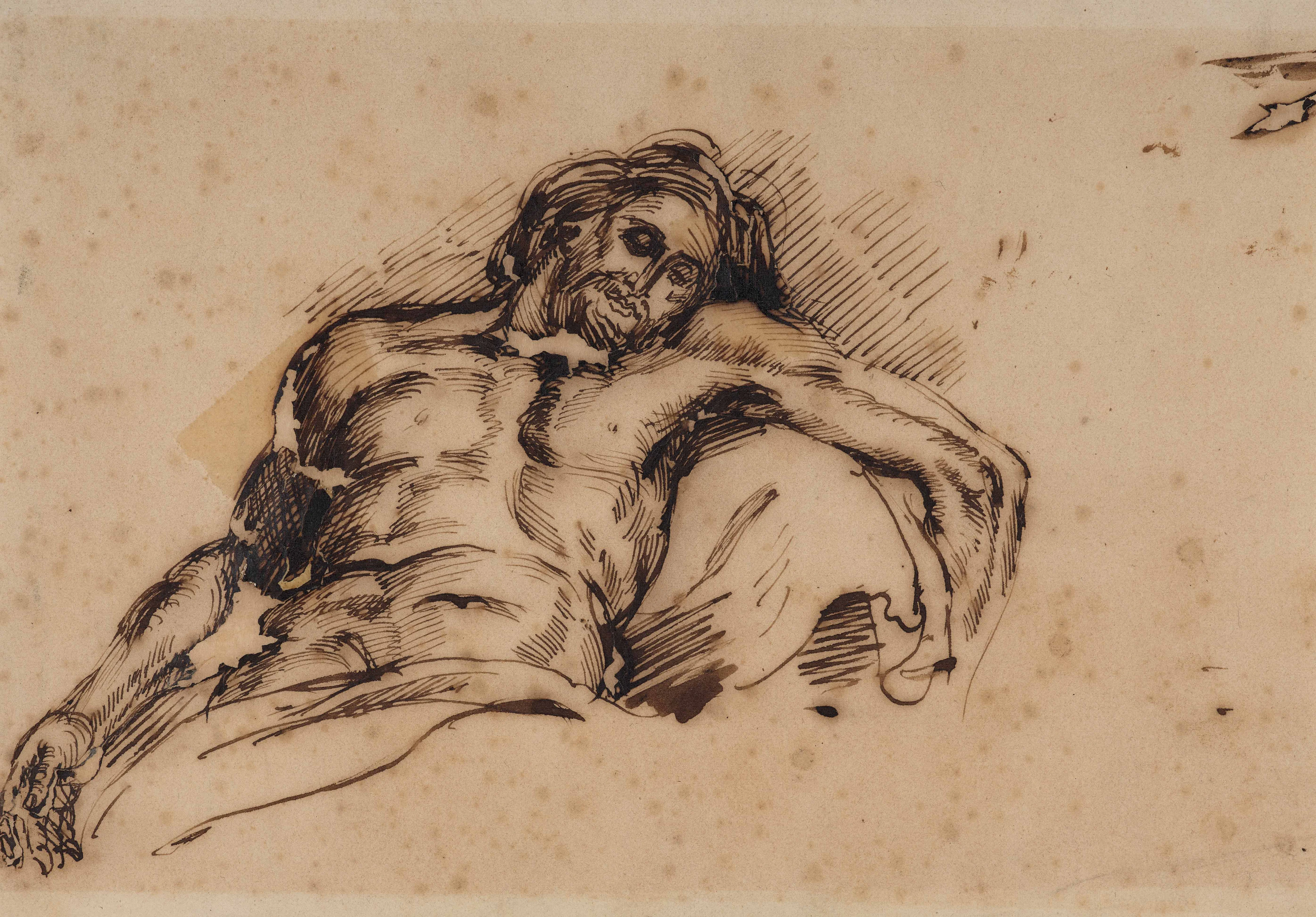 Eugène DELACROIX Charenton-Saint-Maurice, 1798 – Paris, 1863 Etude