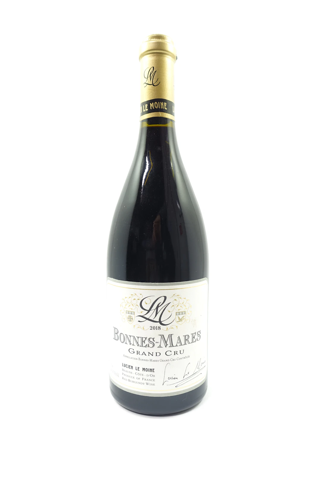 1 bt BONNES MARES 2018 Grand Cru. Lucien Le Moine