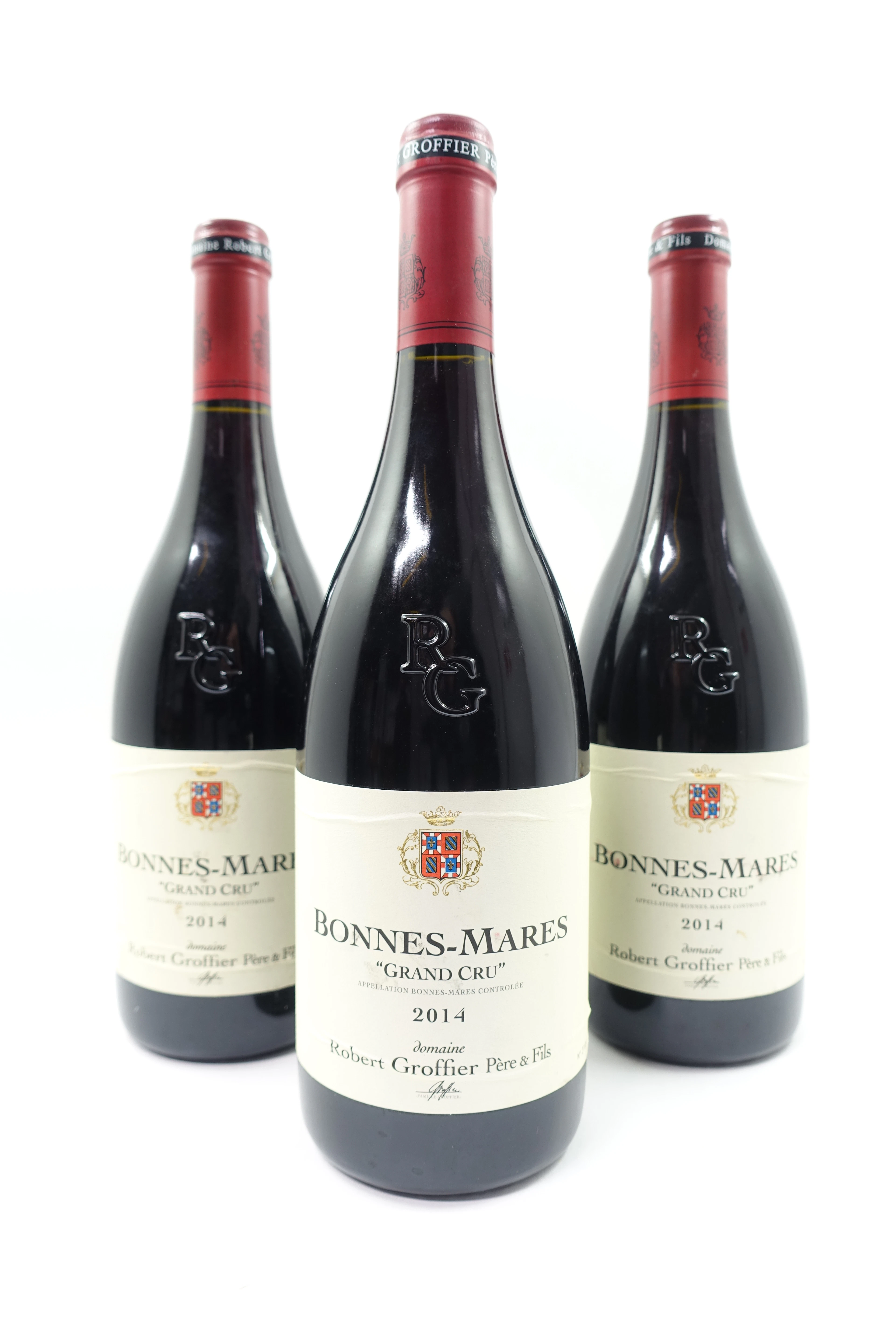 3 bts BONNES MARES 2014 Grand Cru. Robert Groffier & Fils