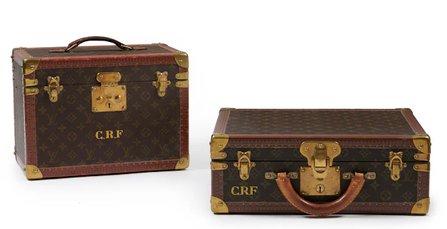 LOUIS VUITTON COTTEVILLE 40 Suitcase and Vanity case