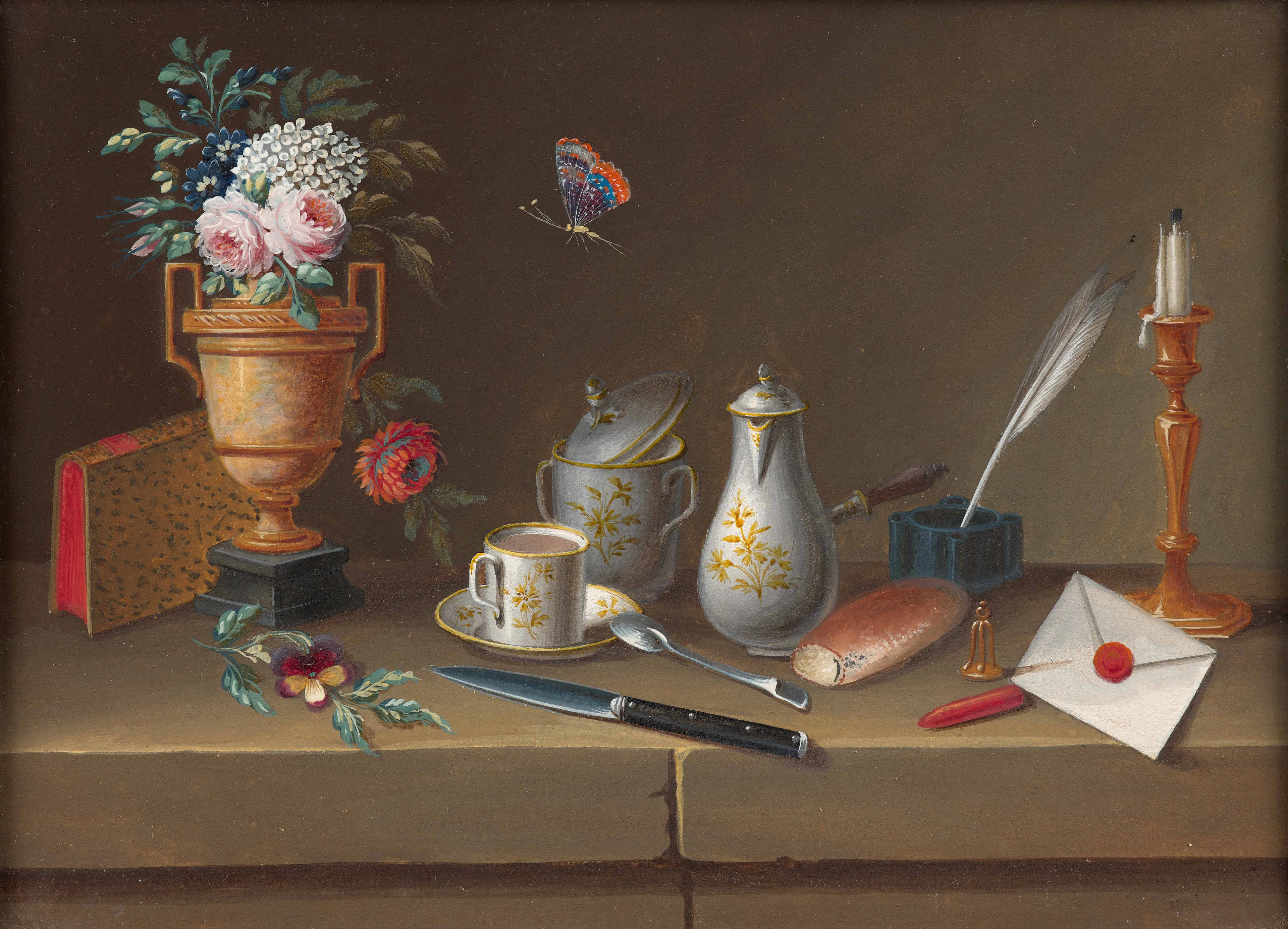 Attribué à Johann Rudolf FEYERABEND, dit LELONG Bâle, 1779 - 1814