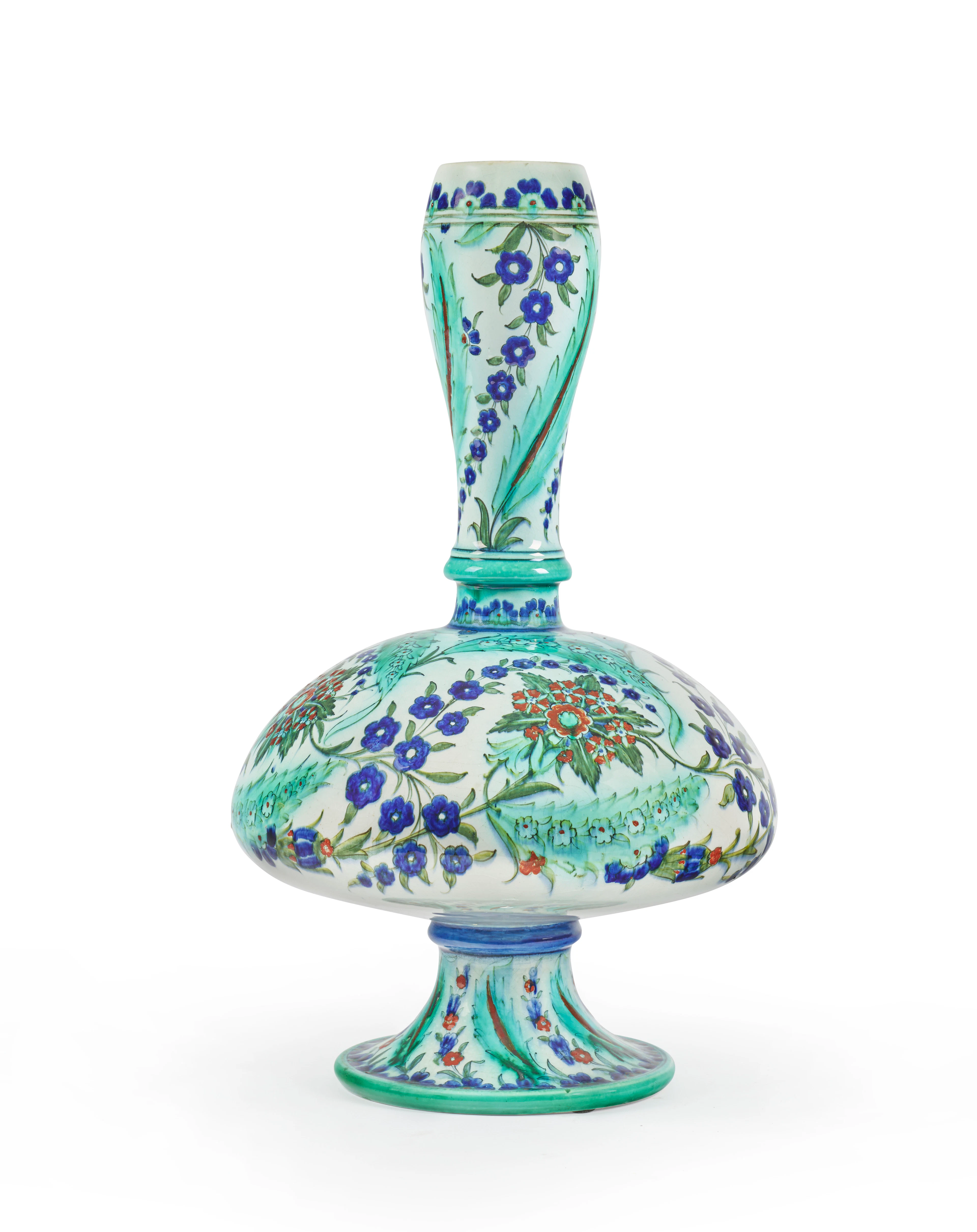 GRAND VASE EN FAÏENCE DE FLORENCE (FABRIQUE CANTAGALLI) DE LA FIN