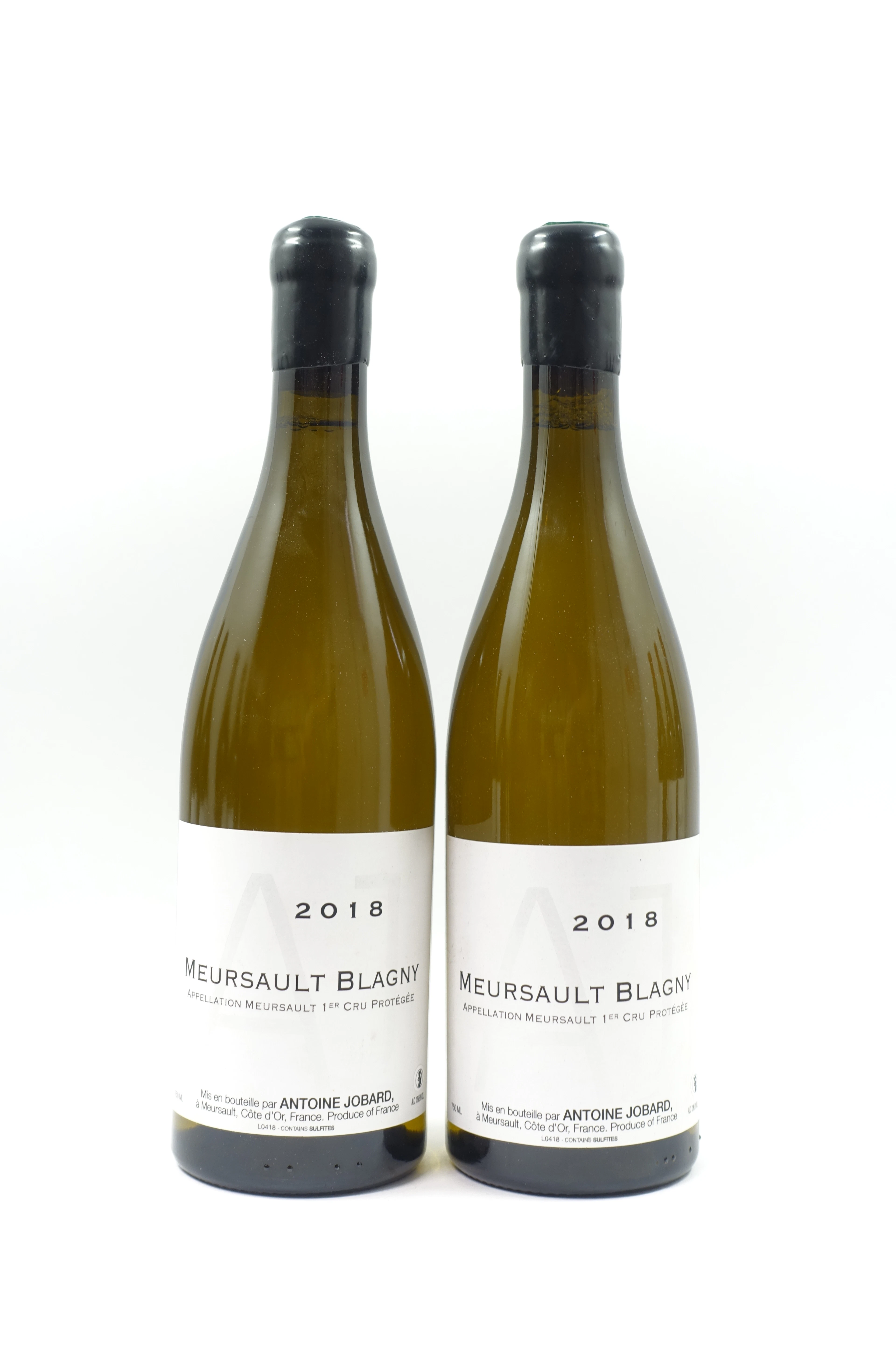 2 bts MEURSAULT 2018 Blagny 1er Cru. Domaine Antoine Jobard