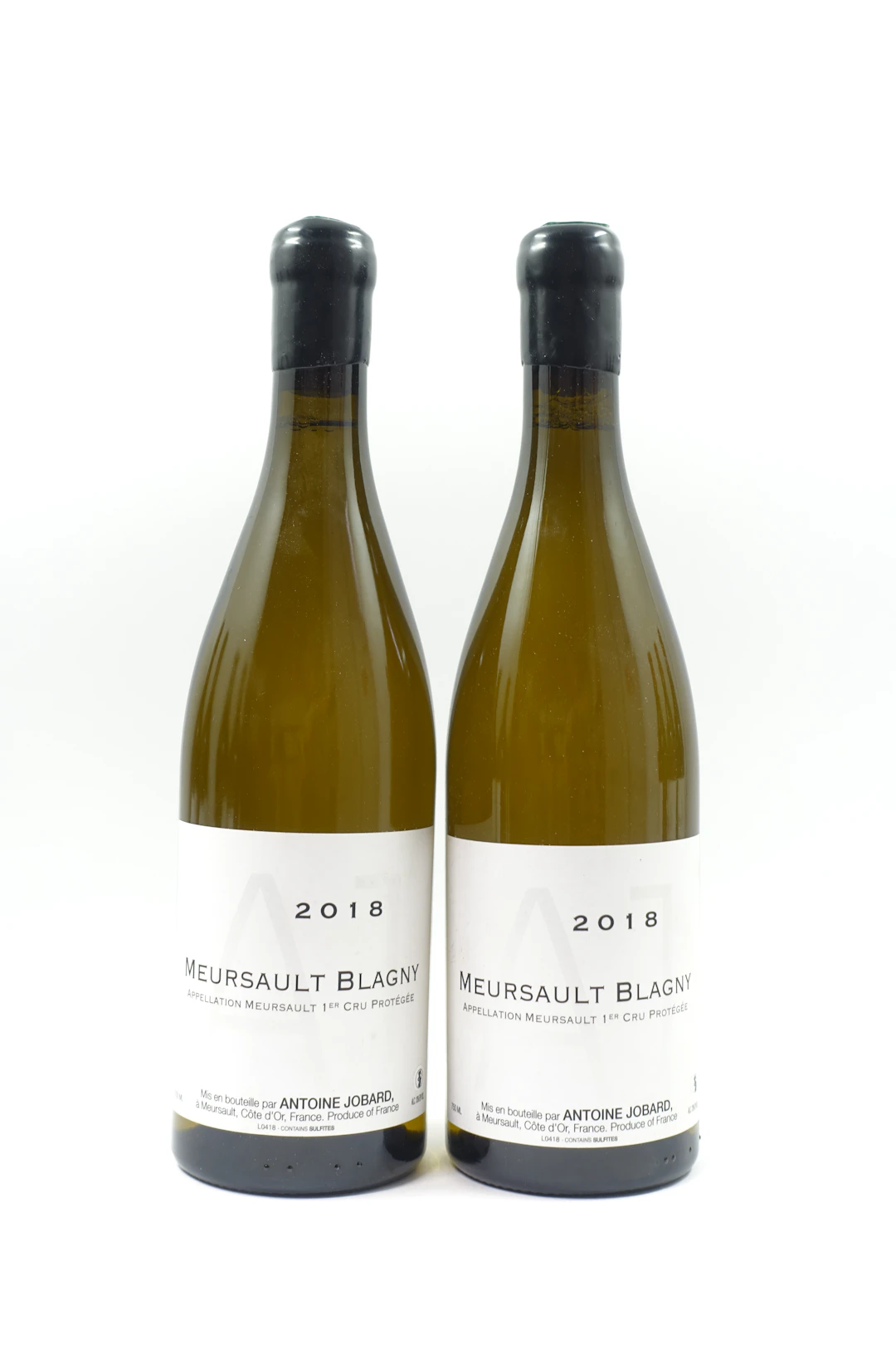 2 bts MEURSAULT 2018 Blagny 1er Cru. Domaine Antoine Jobard