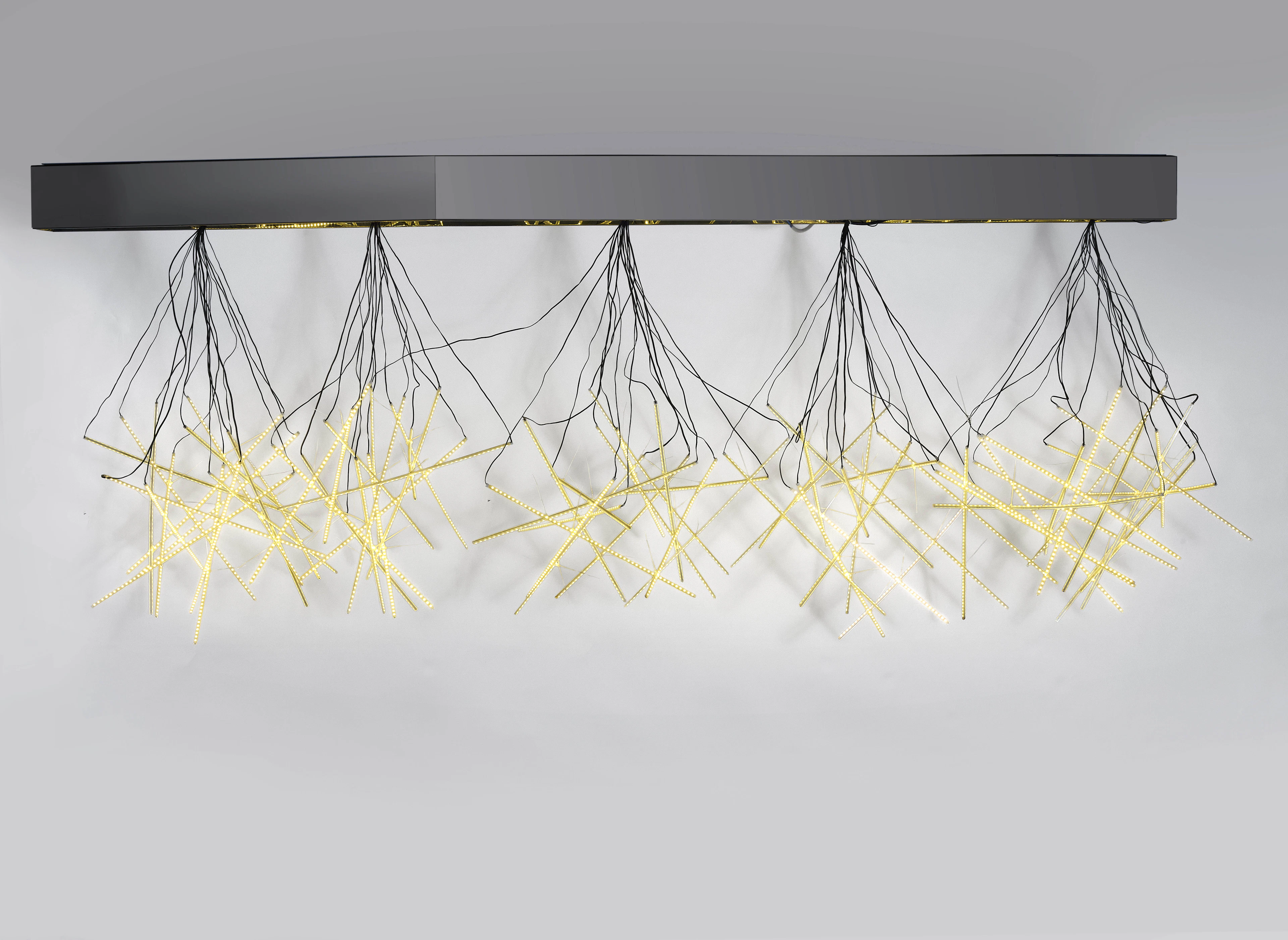 Arik LEVY Né en 1963 Suspension « Fractal Cloud LED 5U » - 2010