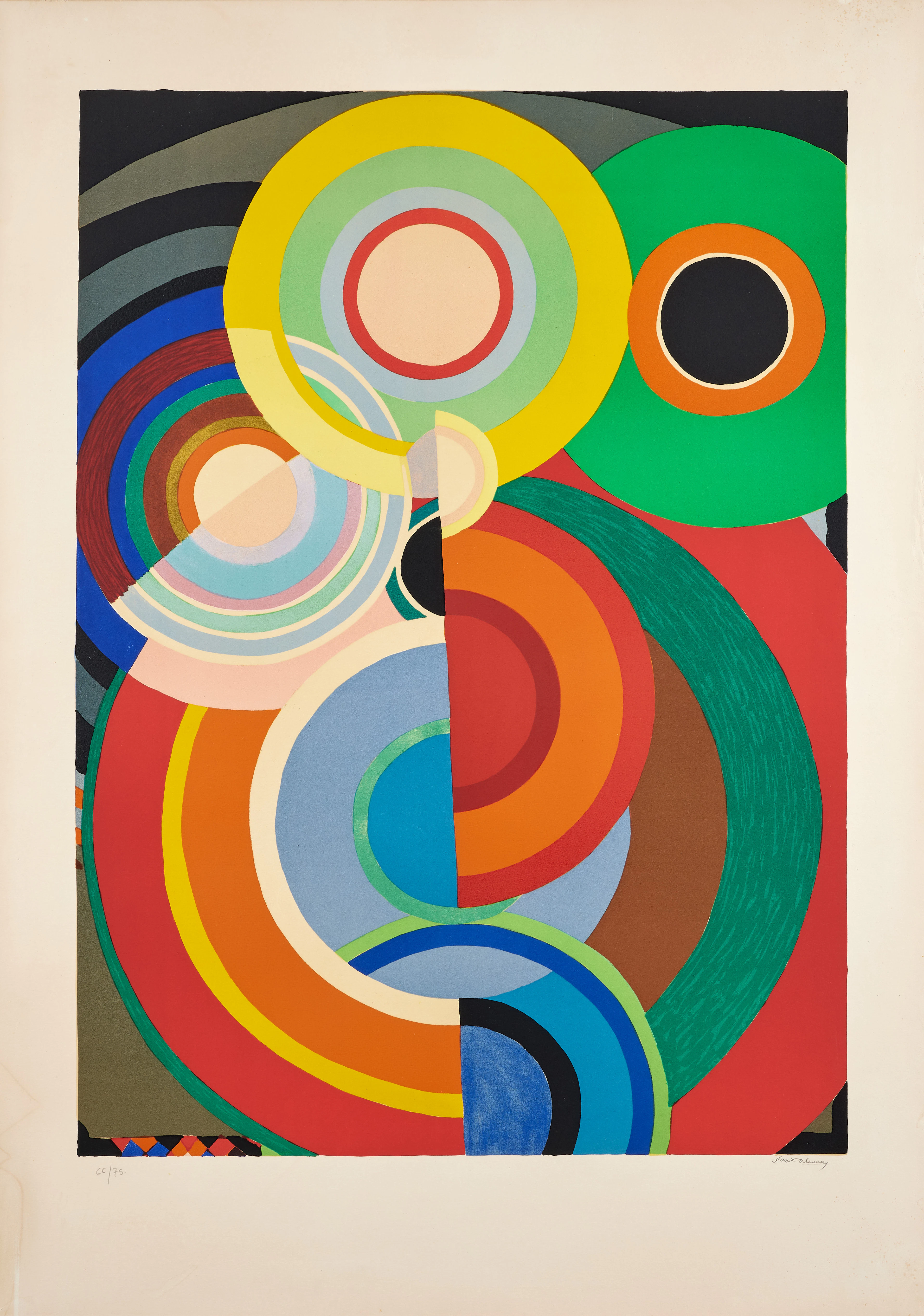 Sonia DELAUNAY 1885-1979 Automne - 1970